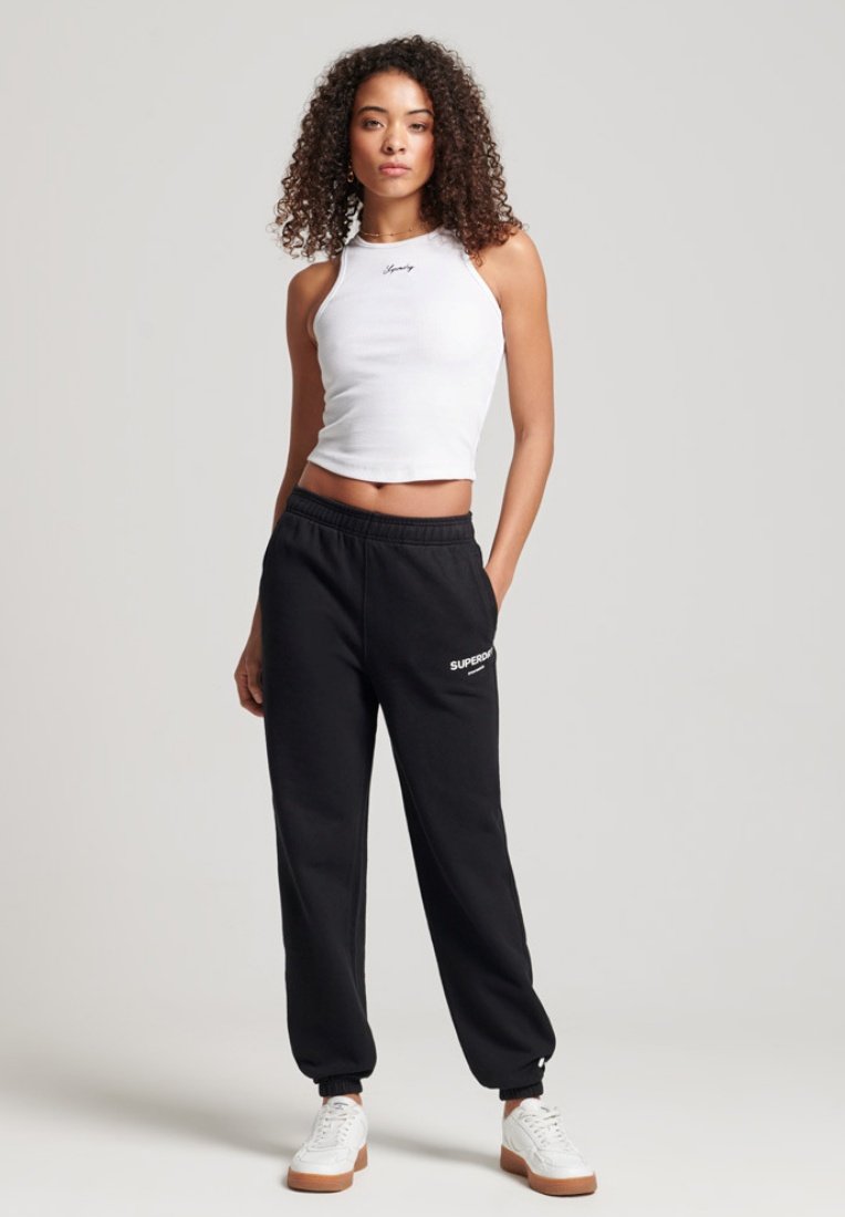 Superdry CORE SPORTS - Tracksuit bottoms - black