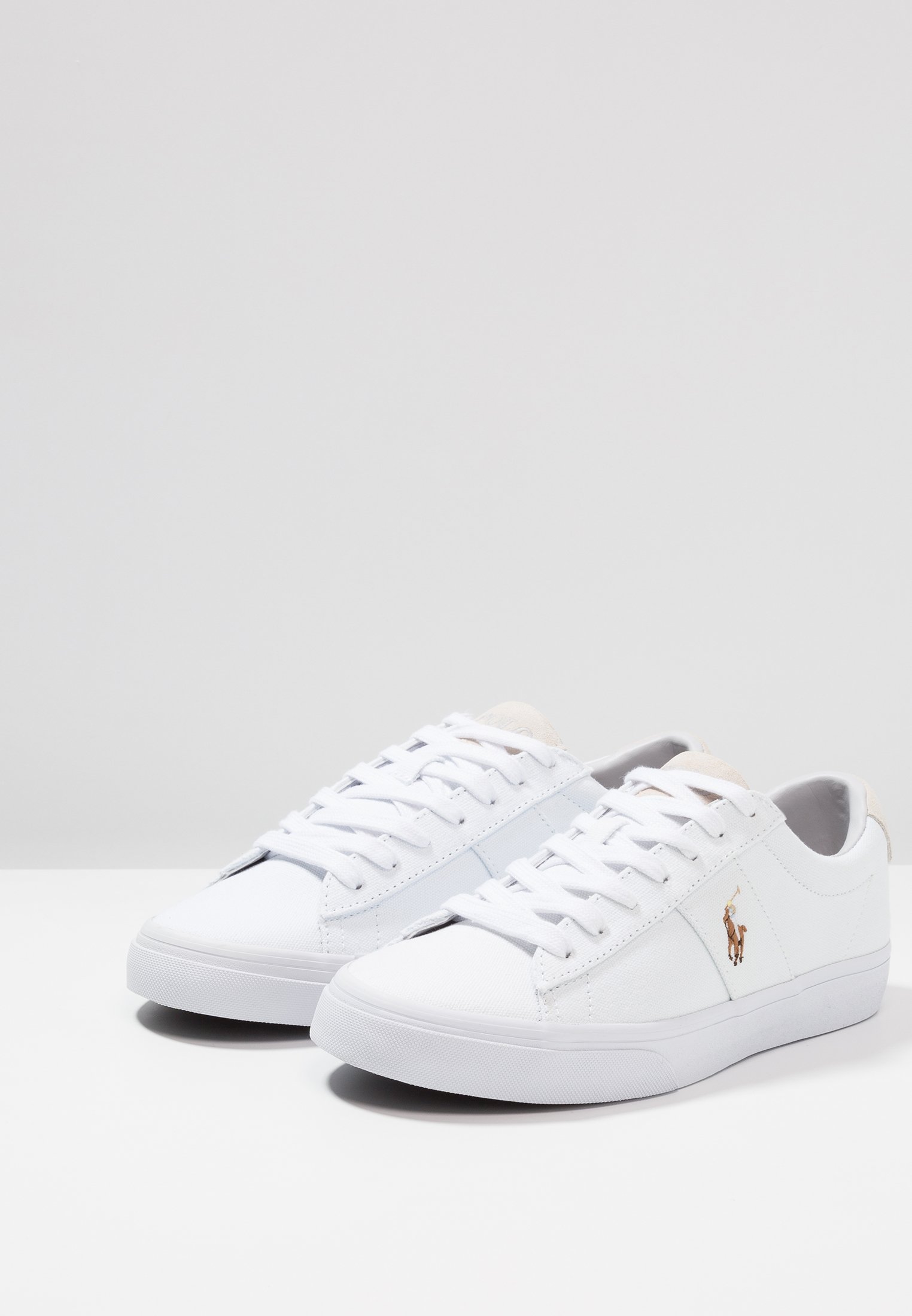 Polo Ralph Lauren SAYER CANVAS SNEAKER - Trainers - white