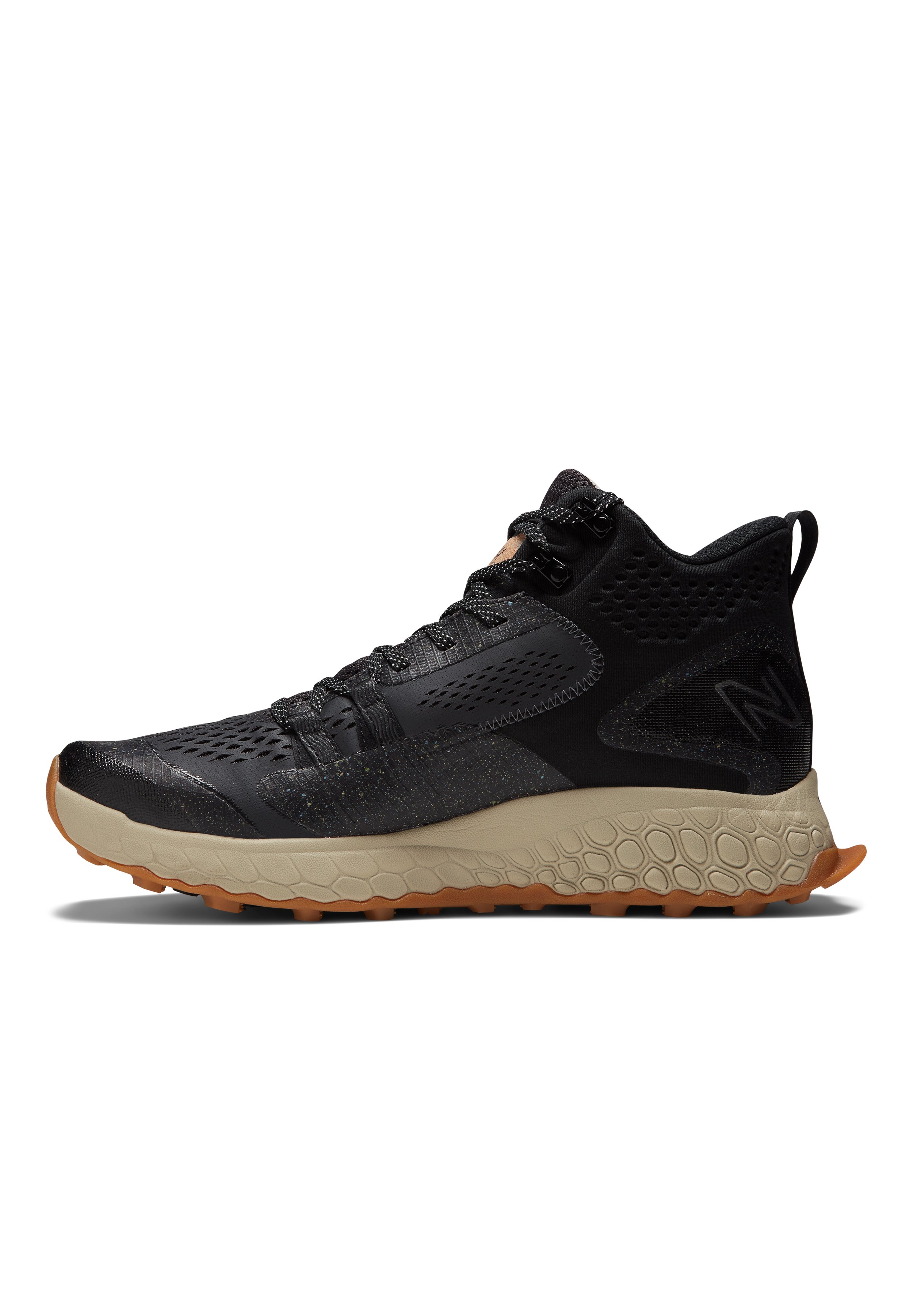 NB HIERRO MID - Trail running shoes - black timberwolf/black