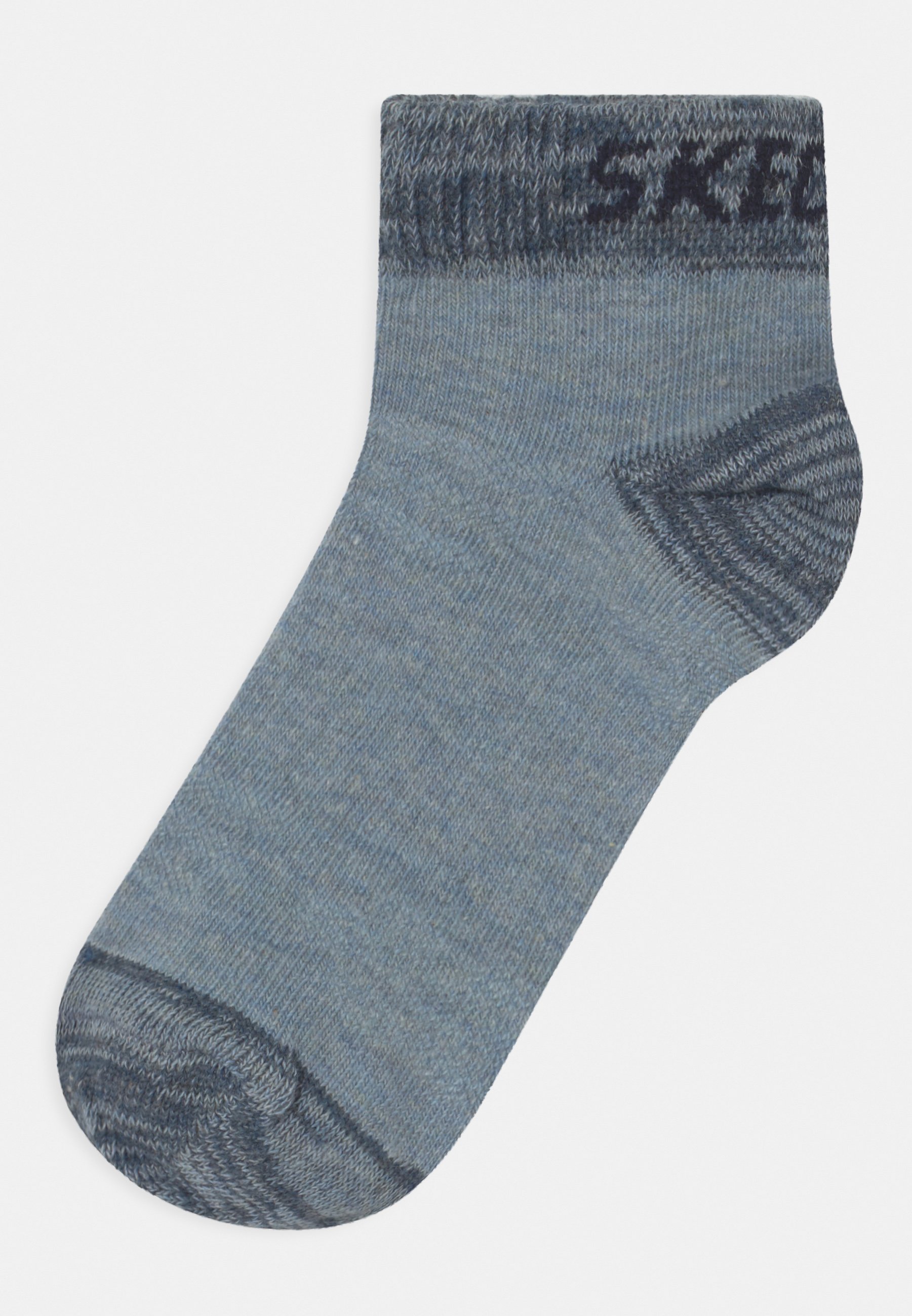 Skechers ONLINE BOYS VENTILATION QUARTER 3 PACK - Socks - stone melange/blue