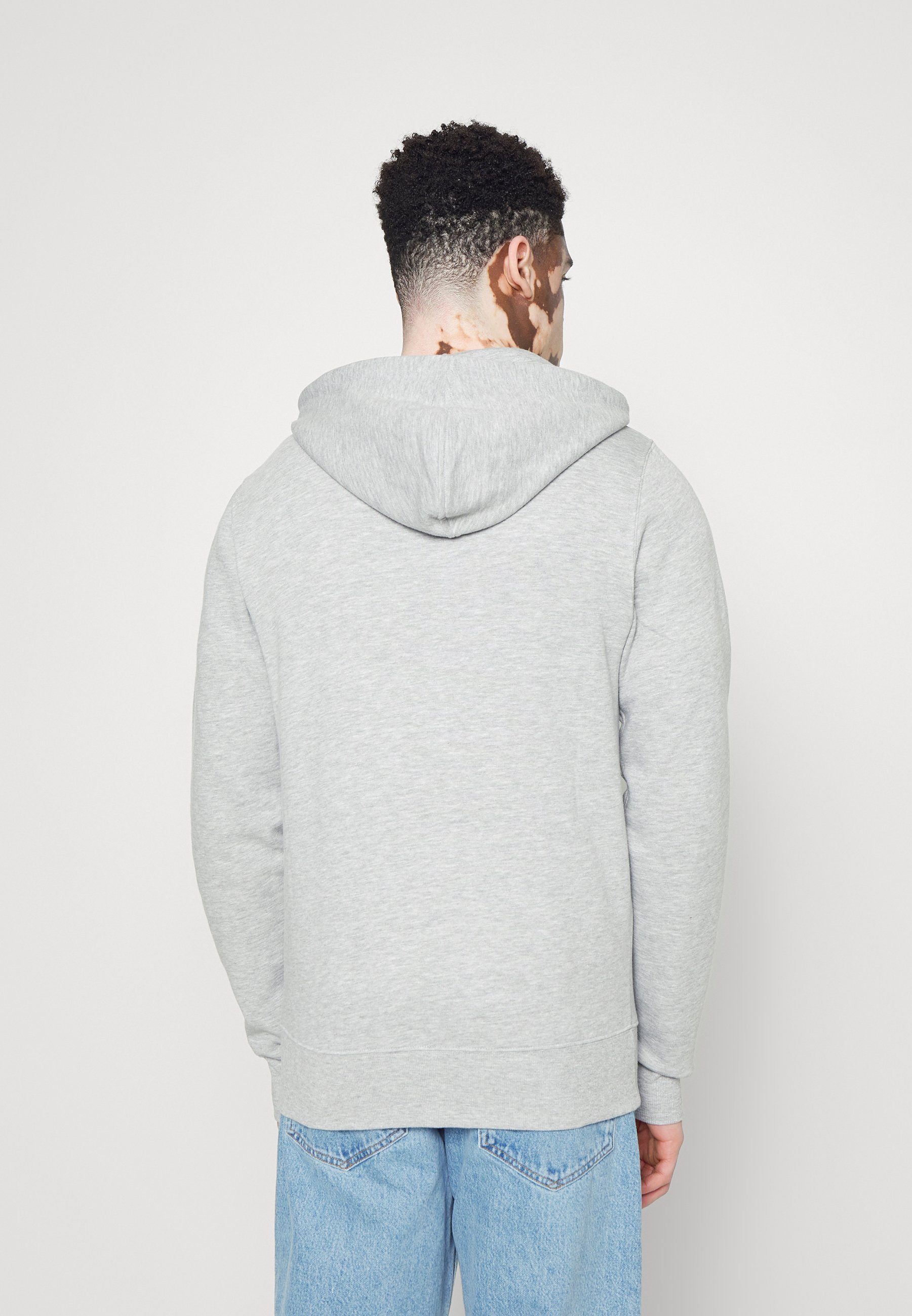 NB CLASSIC CORE FULL ZIPPER - Zip-up sweatshirt - athletic grey/mottled grey