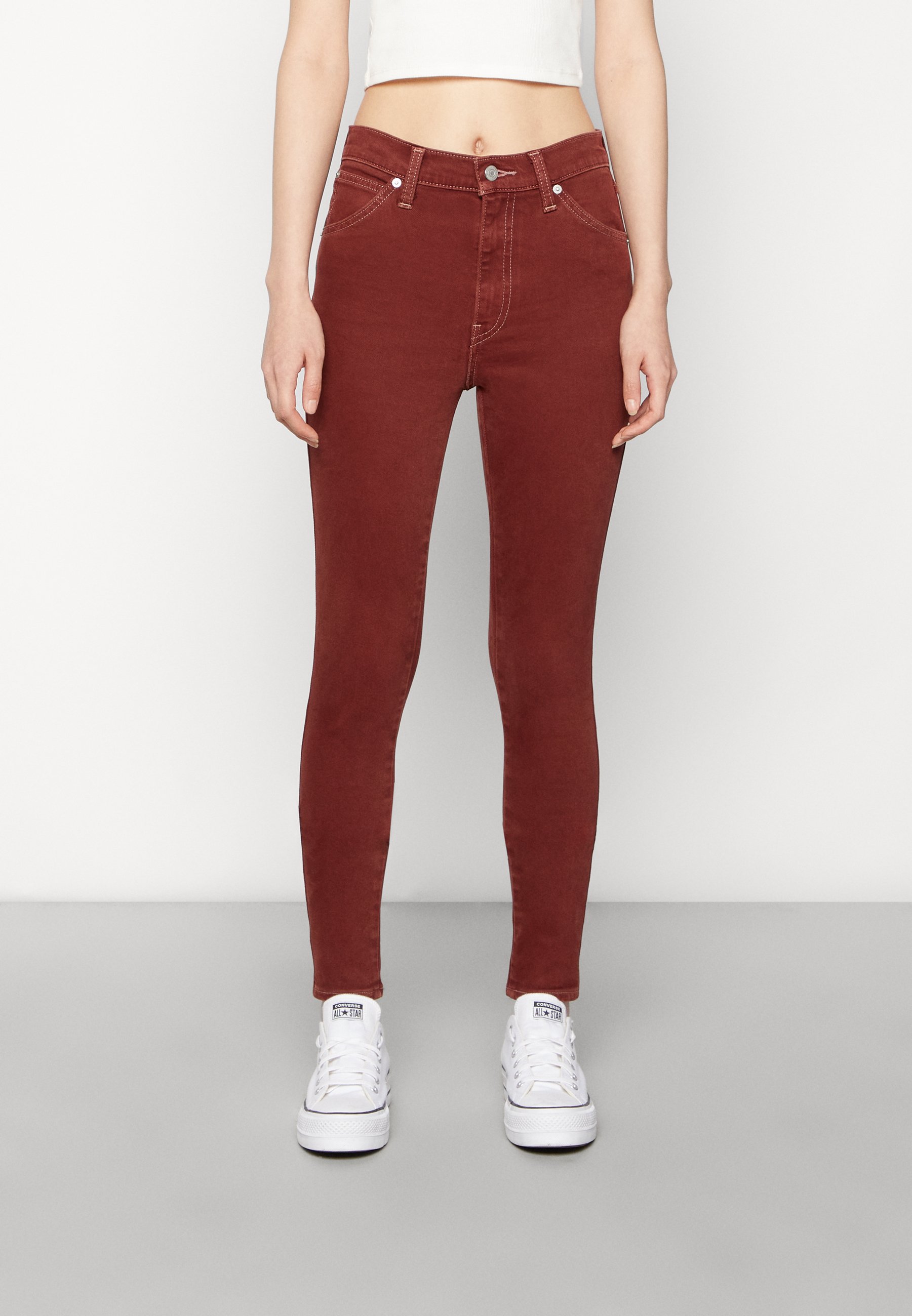 Levi's® WORKWEAR MILE HIGH - Jeans Skinny Fit - red/red