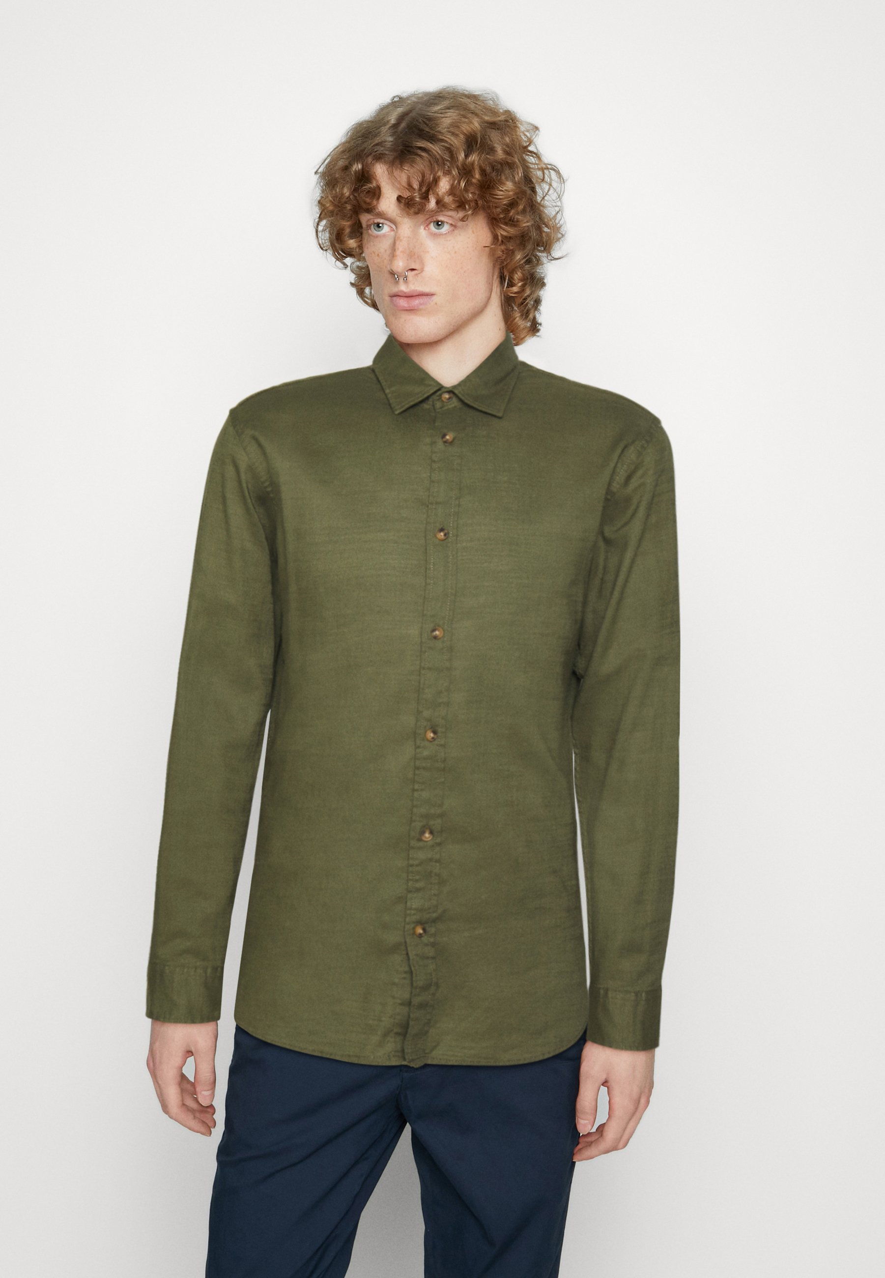 Jack &Jones JJSLUB - Shirt - olive night/olive