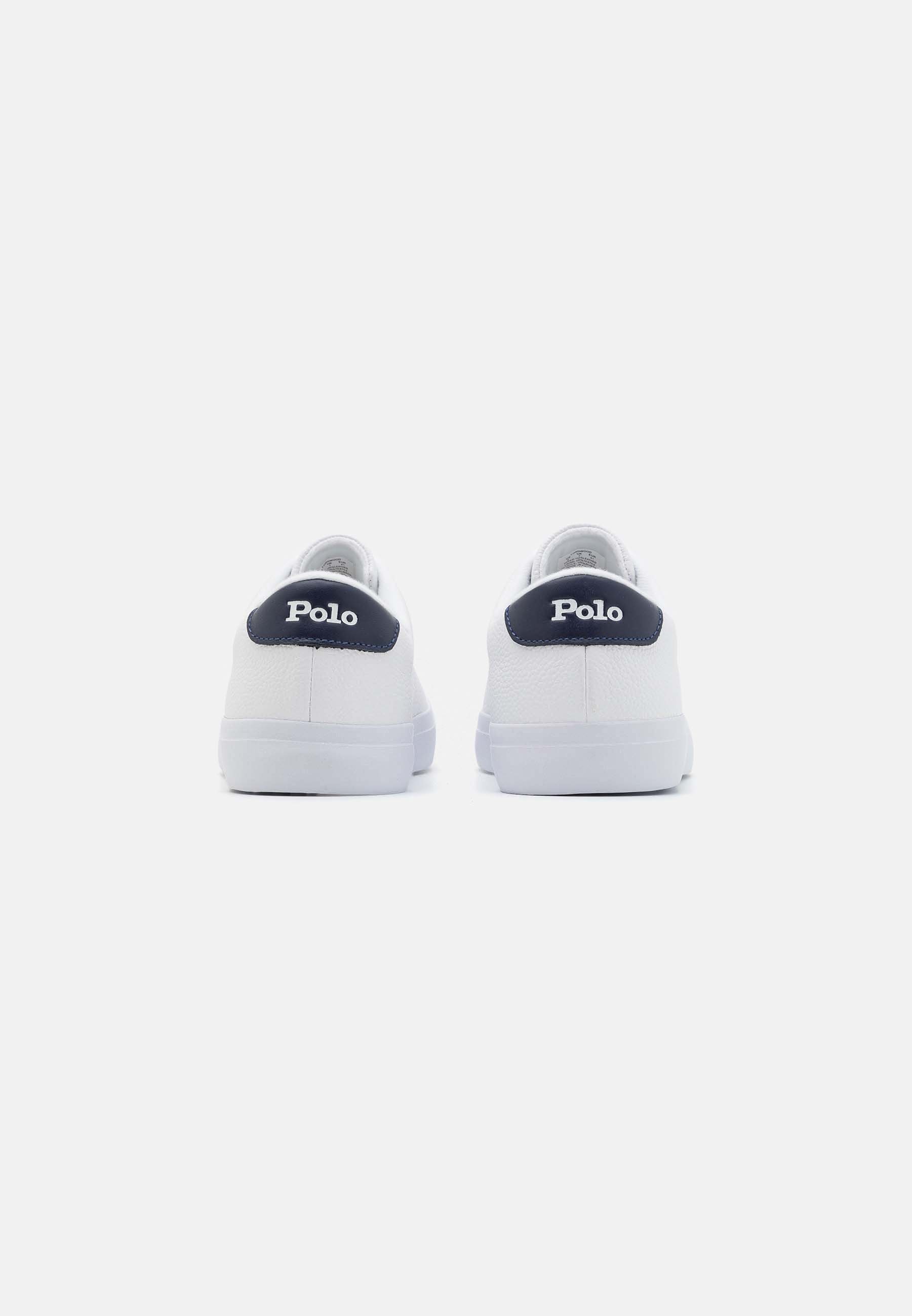 Polo Ralph Lauren LONGWOOD UNISEX - Trainers - white/newport navy/white