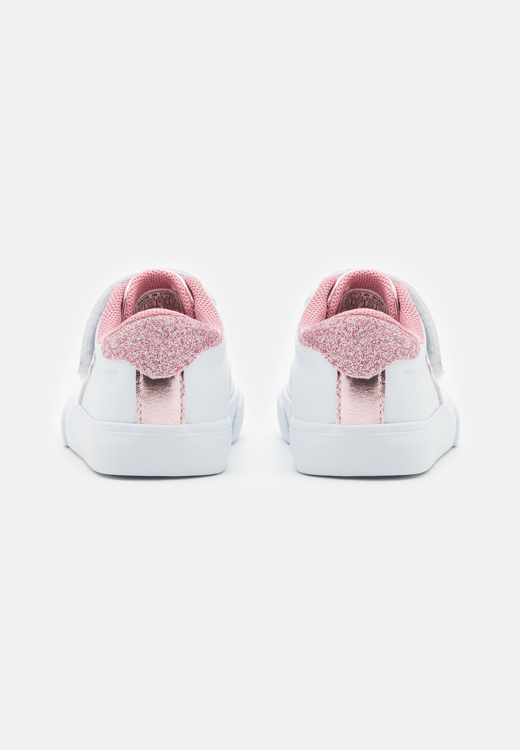 Polo Ralph Lauren THERON - Trainers - white/light pink/white