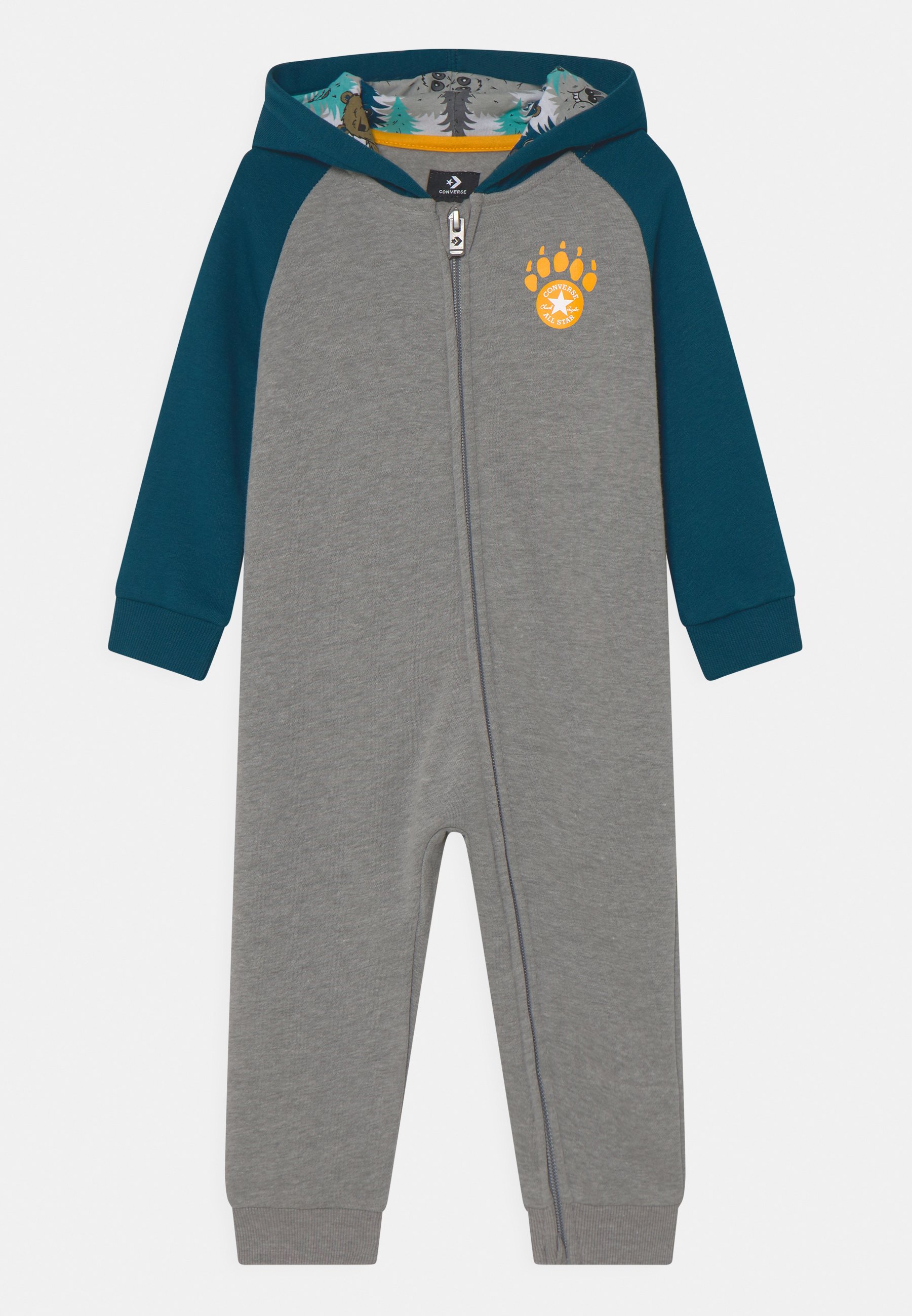 Converse INTO THE WILD BEAR COVERALL UNISEX - Jumpsuit - grey heather/grey