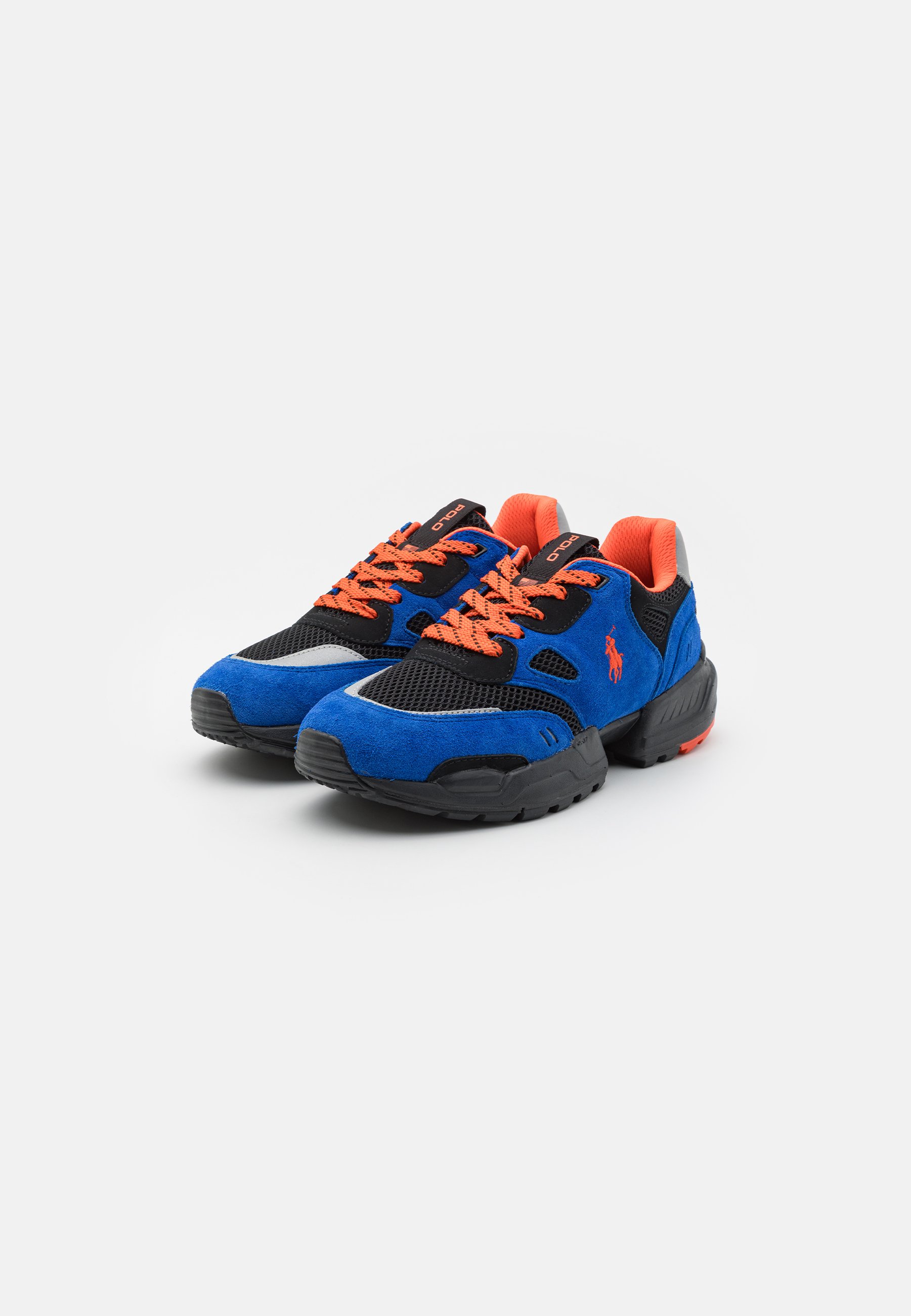 Polo Ralph Lauren LACE UNISEX - Trainers - royal/orange/black/orange