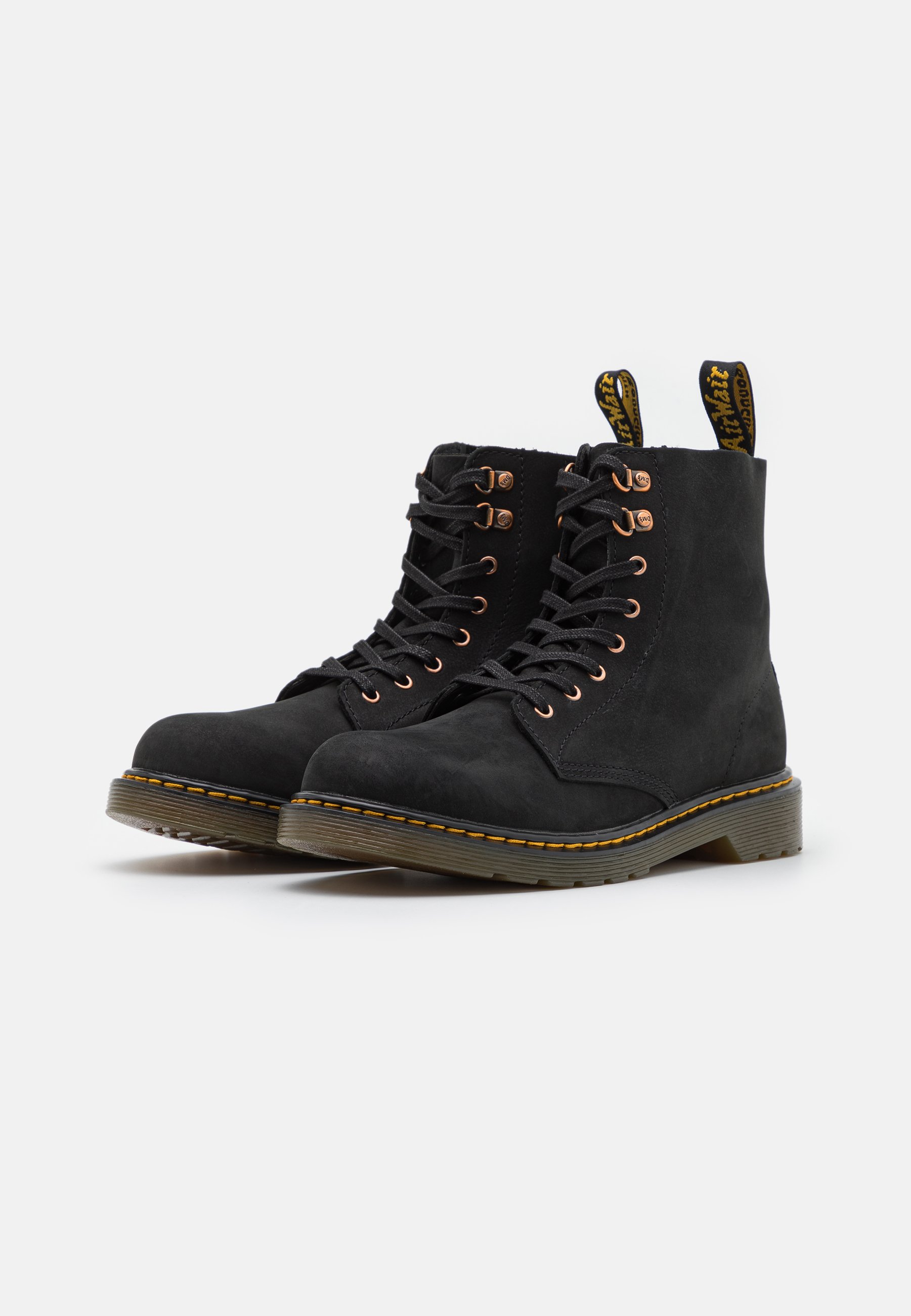 Dr. Martens 1460 PASCAL UNISEX - Lace-up ankle boots - black/black