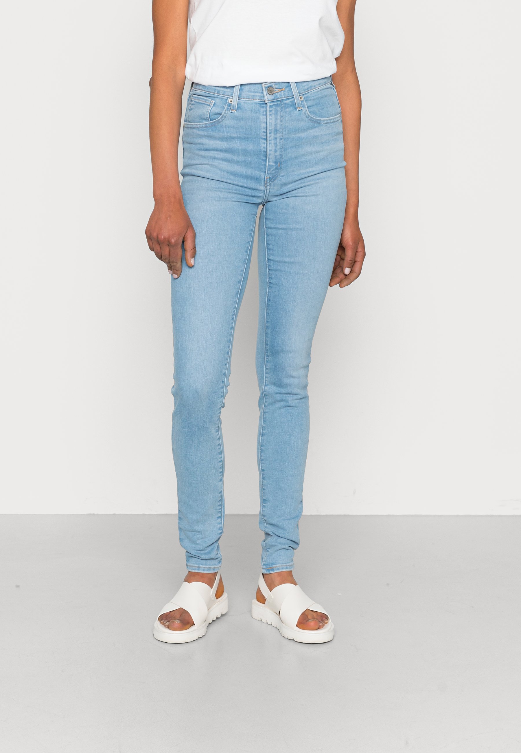 Levi's® MILE HIGH SUPER SKINNY - Jeans Skinny Fit - z0567 light indigo/light-blue denim