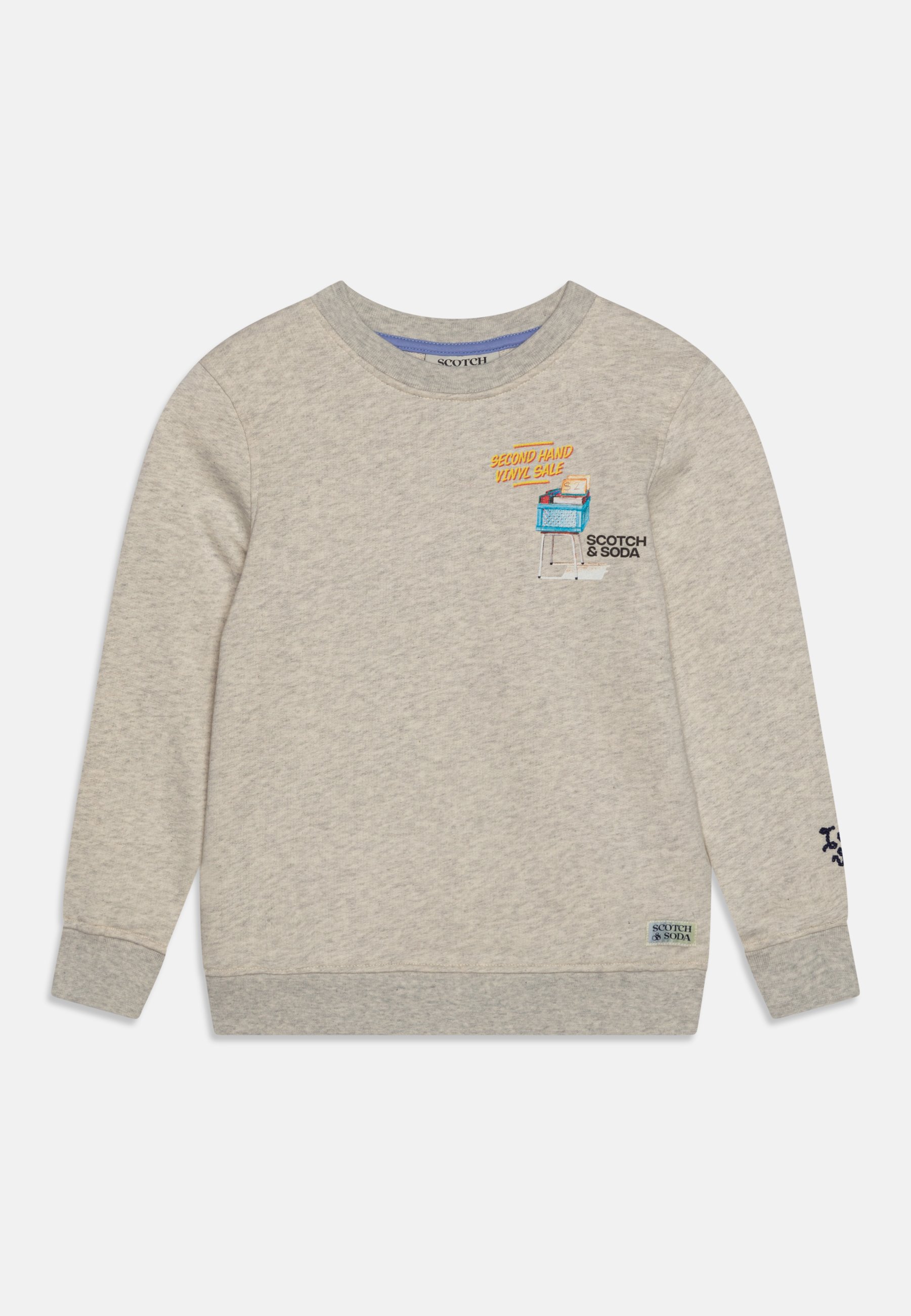 Scotch & Soda REGULAR FIT ARTWORK  - Sweatshirt - ecru/off-white