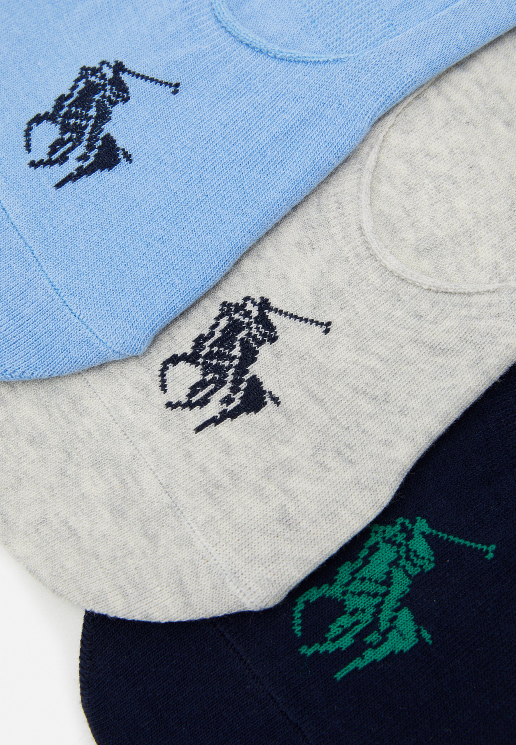 Polo Ralph Lauren LINER 3 PACK - Trainer socks - assorted/light blue