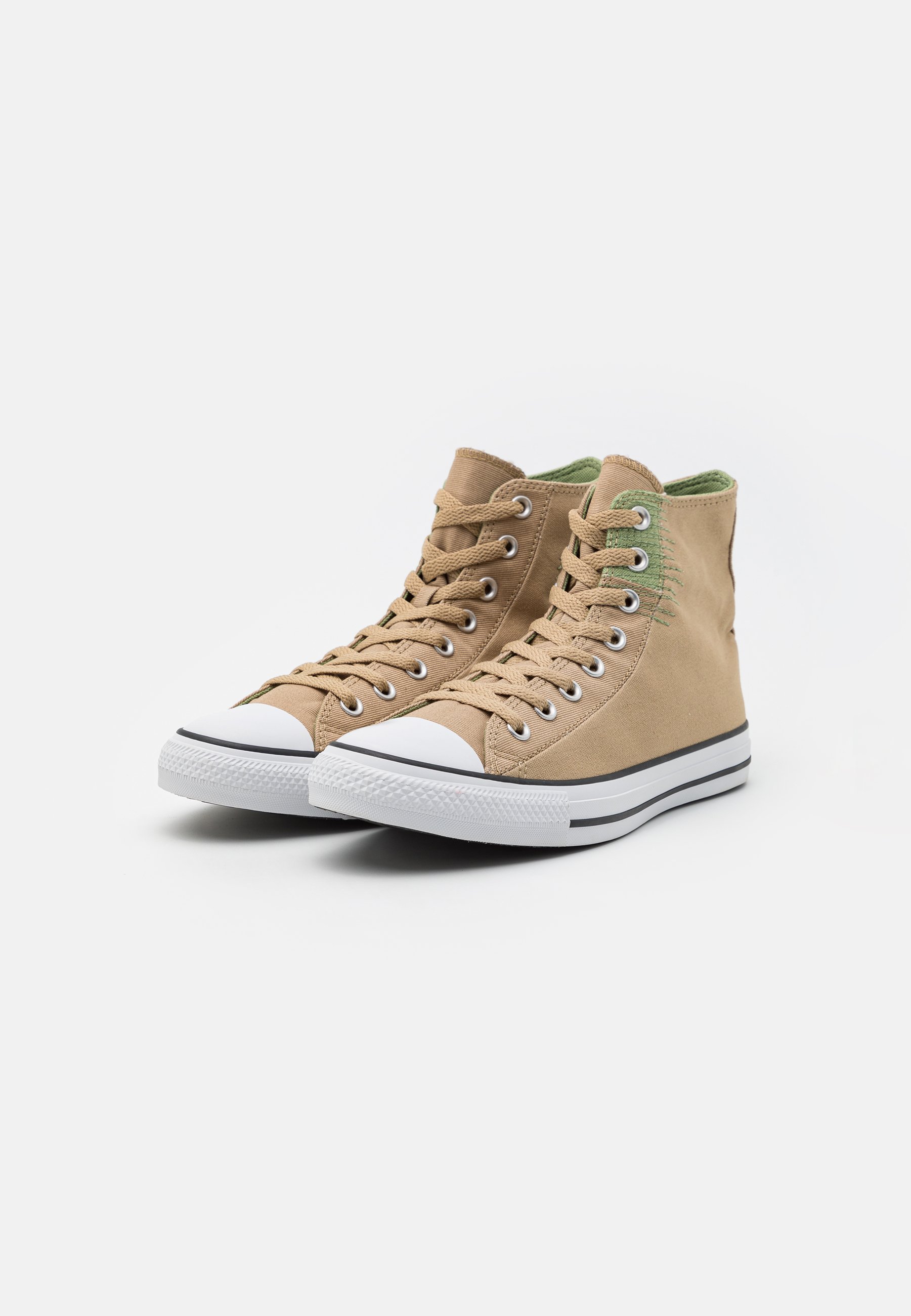 Converse CHUCK TAYLOR ALL STAR SUMMER UTILITY UNISEX - High-top trainers - khaki/black/khaki