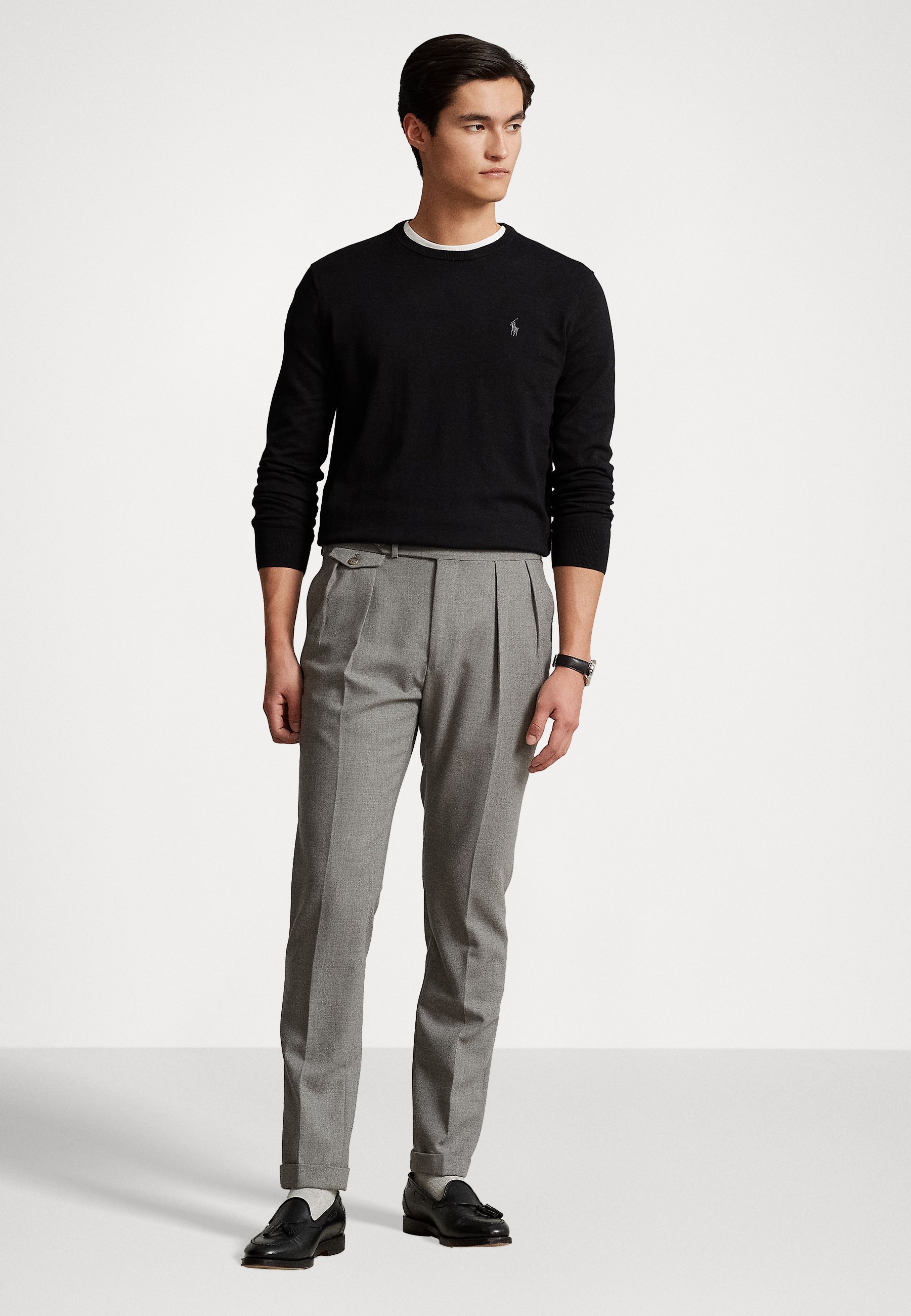 Polo Ralph Lauren SLIM FIT - Jumper - black