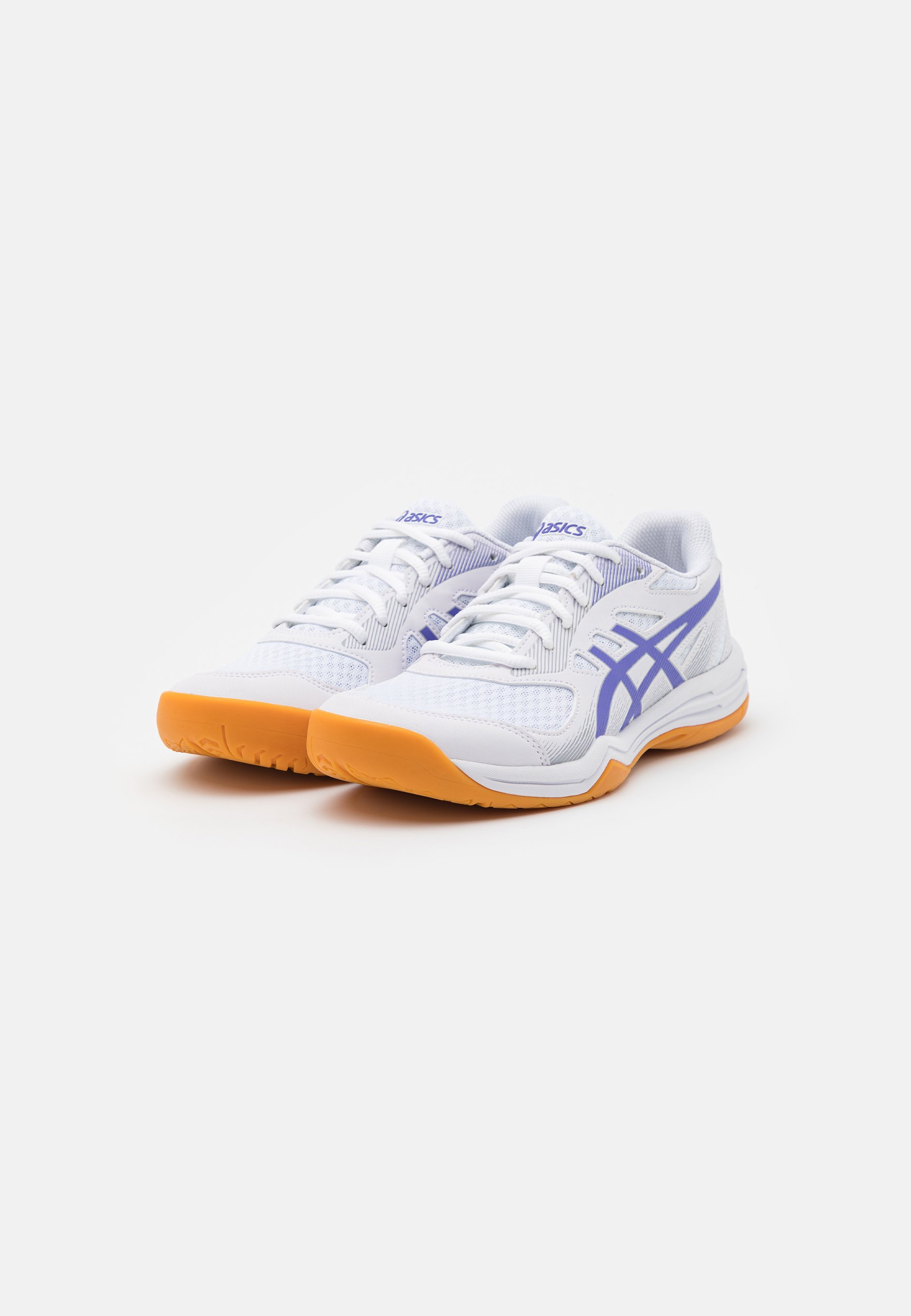 ASICS UPCOURT 5 - Volleyball shoes - white/blue violet/white