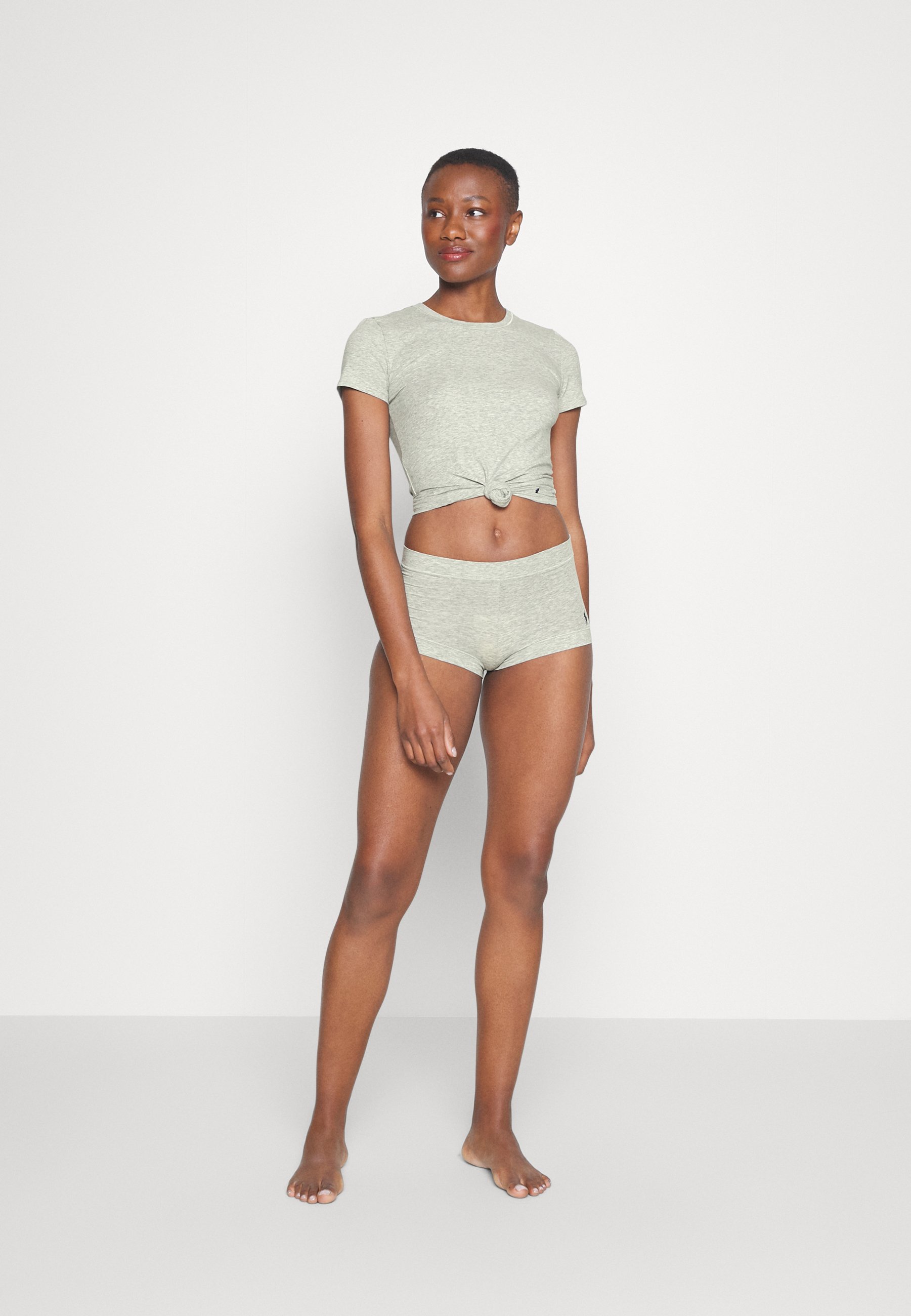 Polo Ralph Lauren GIRL SHORT - Pants - heather grey/grey