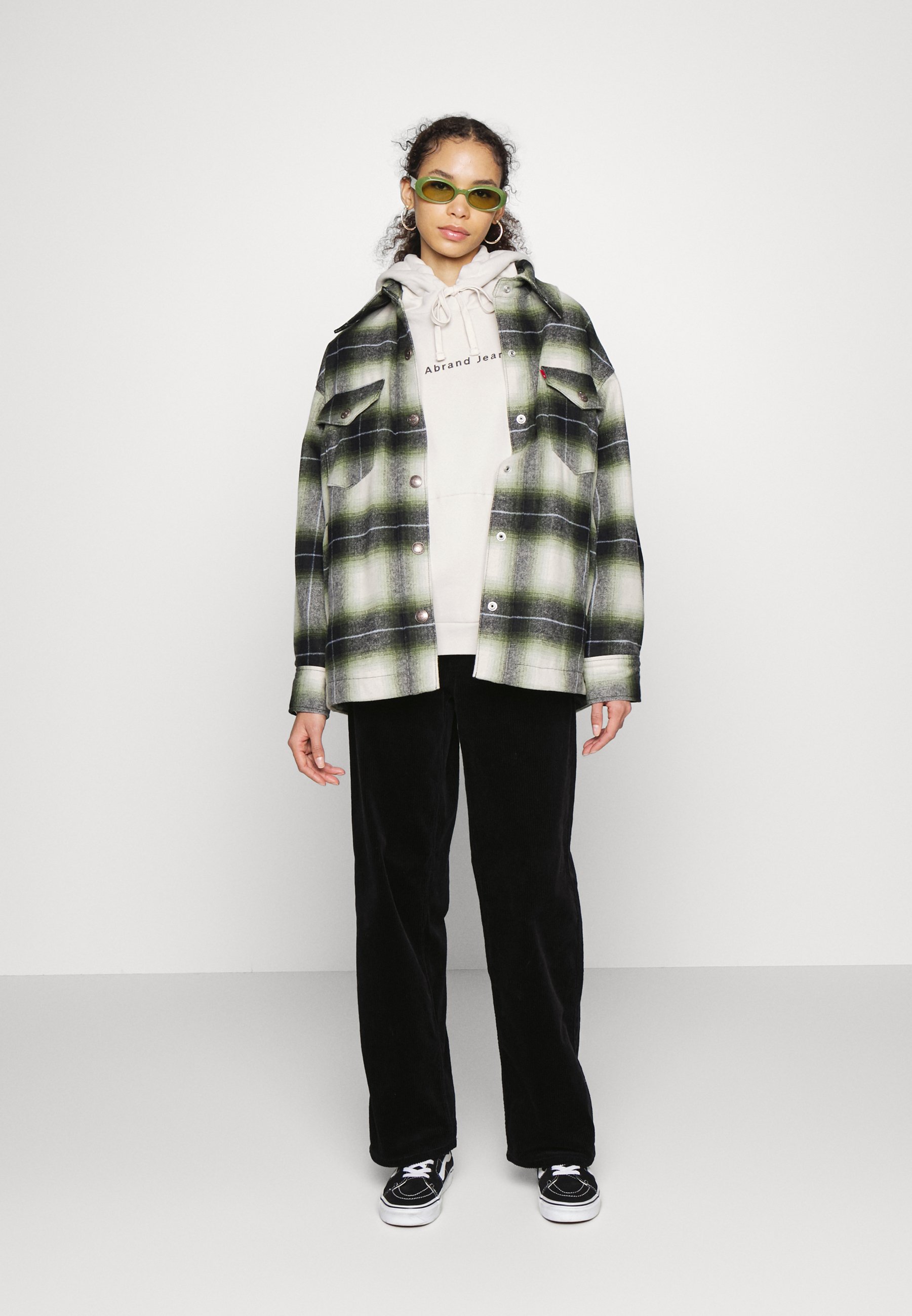 Levi's® SHACKET - Short coat - dark green/multi-coloured
