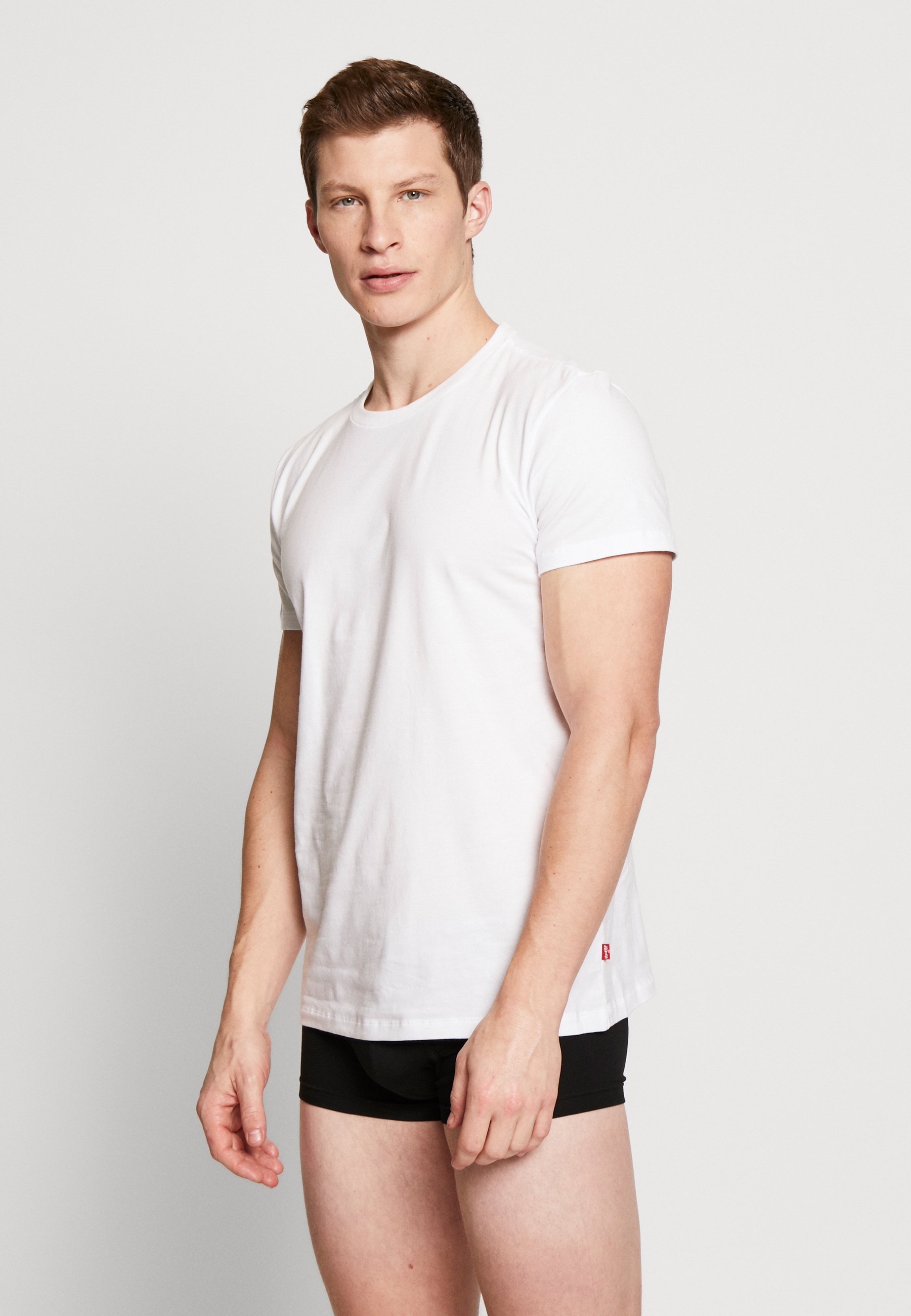 Levi's® SOLID CREW 2 PACK - Undershirt - white