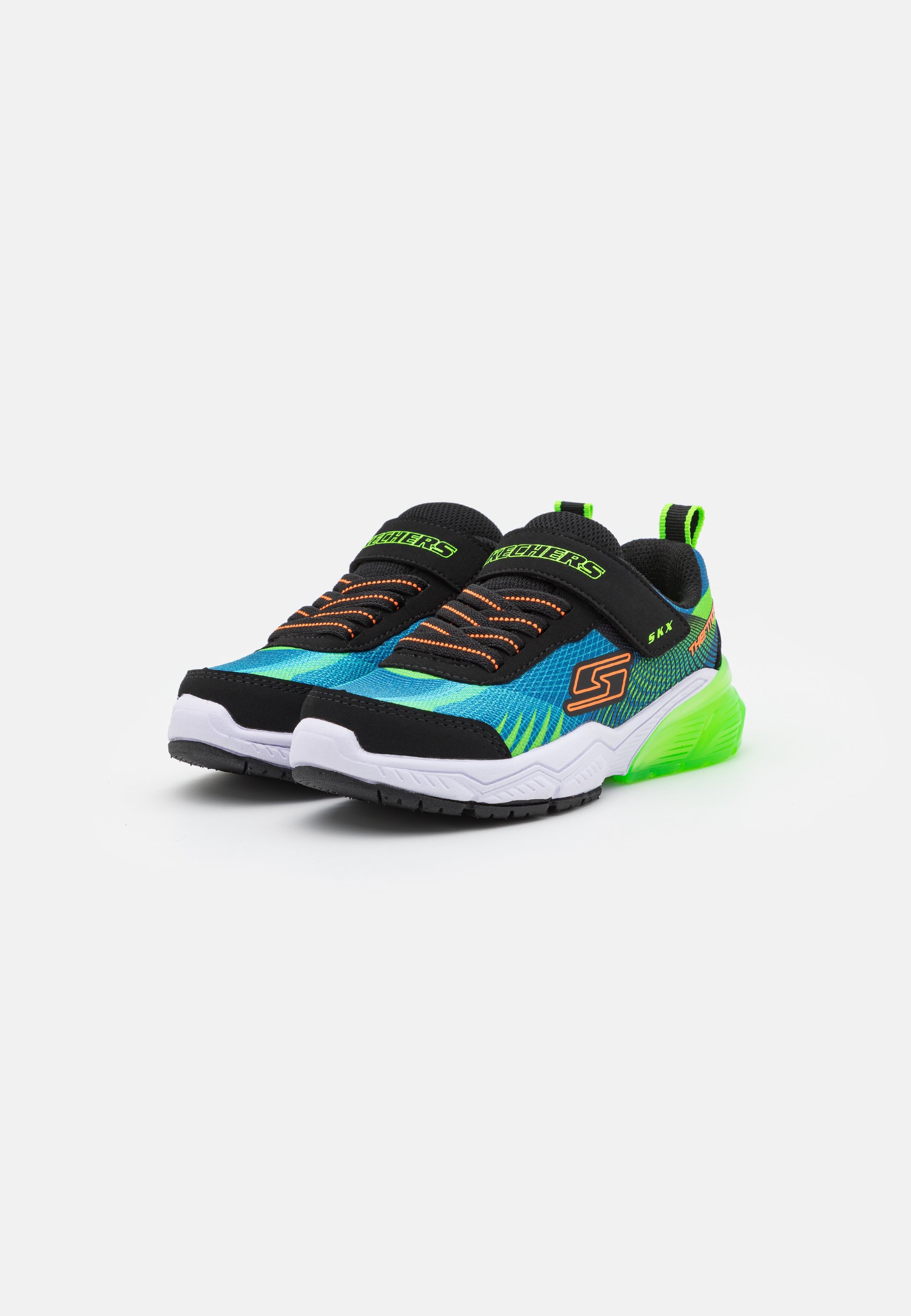 Skechers THERMOFLUX 2.0 - Trainers - blue/lime/black/orange/blue