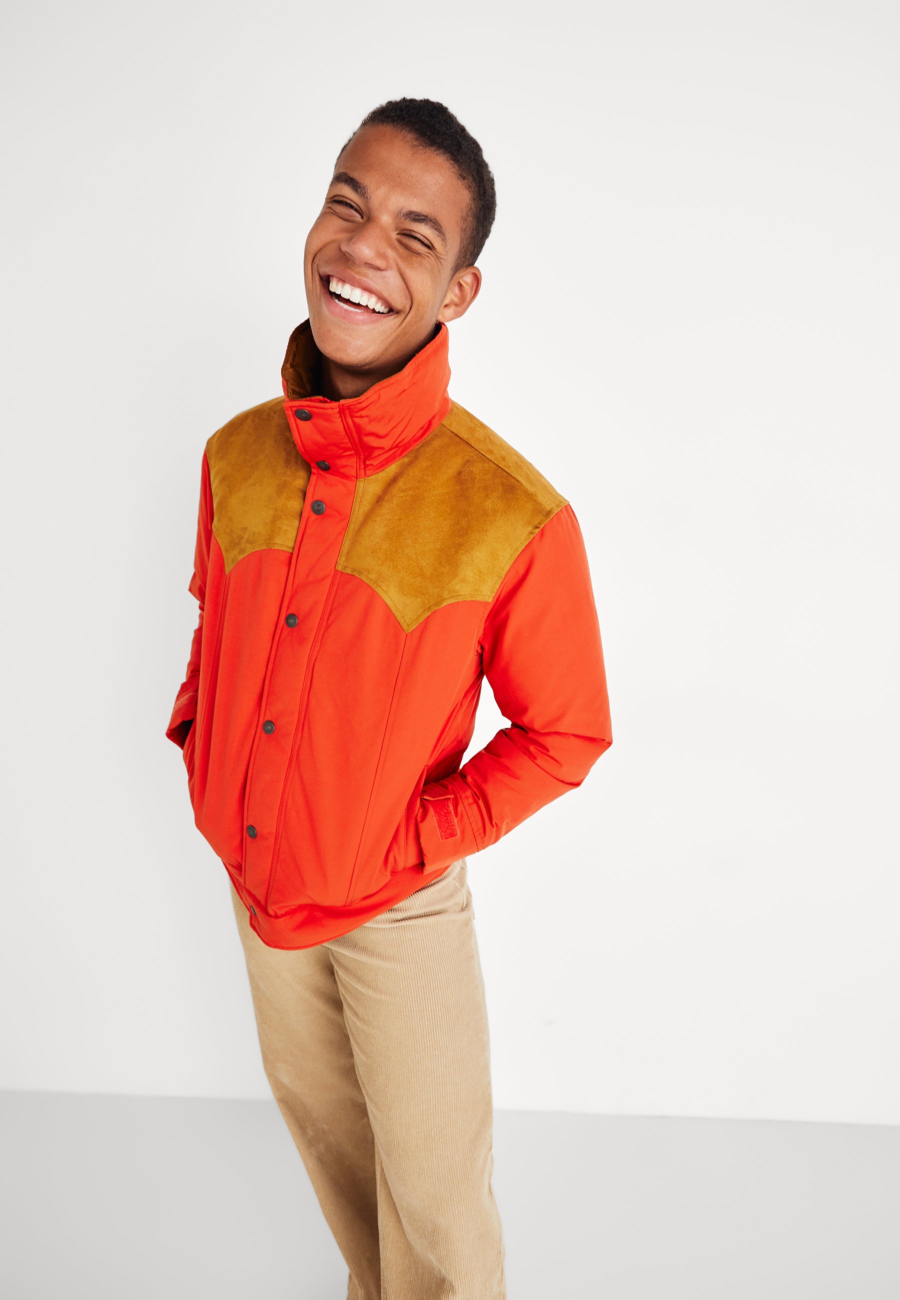 Levi's® WEBSTER WESTERN PUFFER - Down jacket - valiant poppy/red