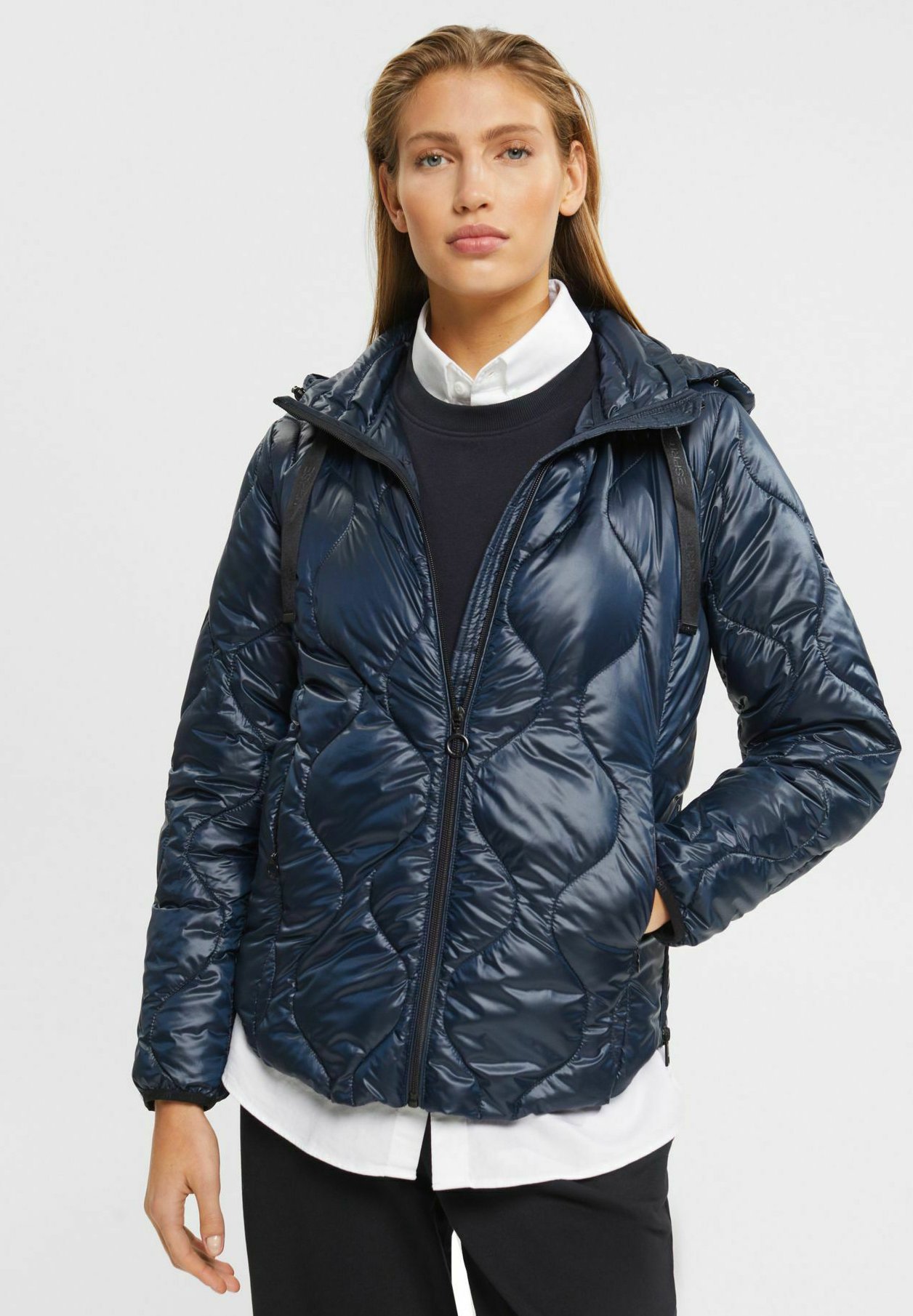 Esprit MIT KAPUZE - Winter jacket - navy/dark blue