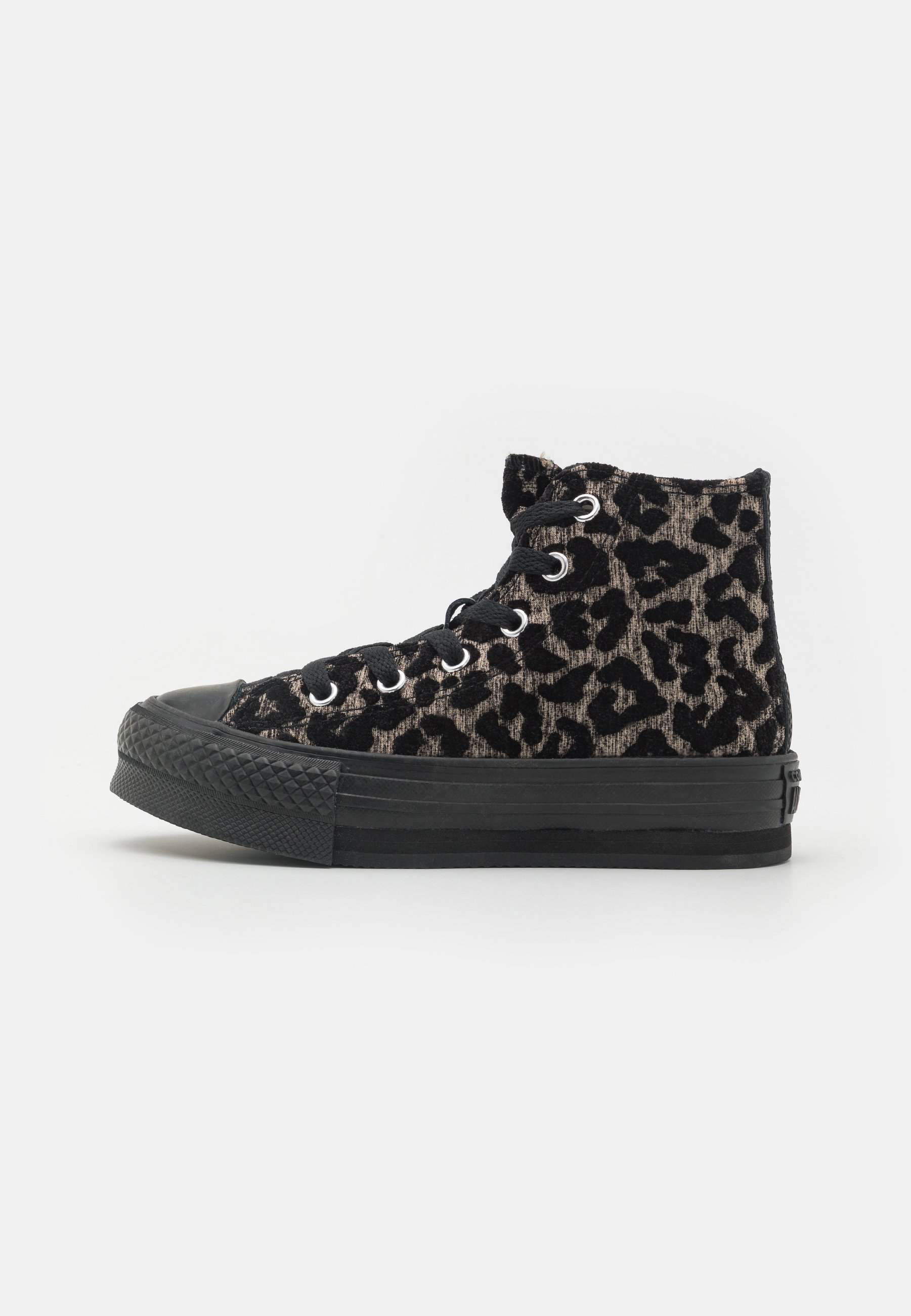 Converse CHUCK TAYLOR ALL STAR KID - High-top trainers - light fawn/black/black