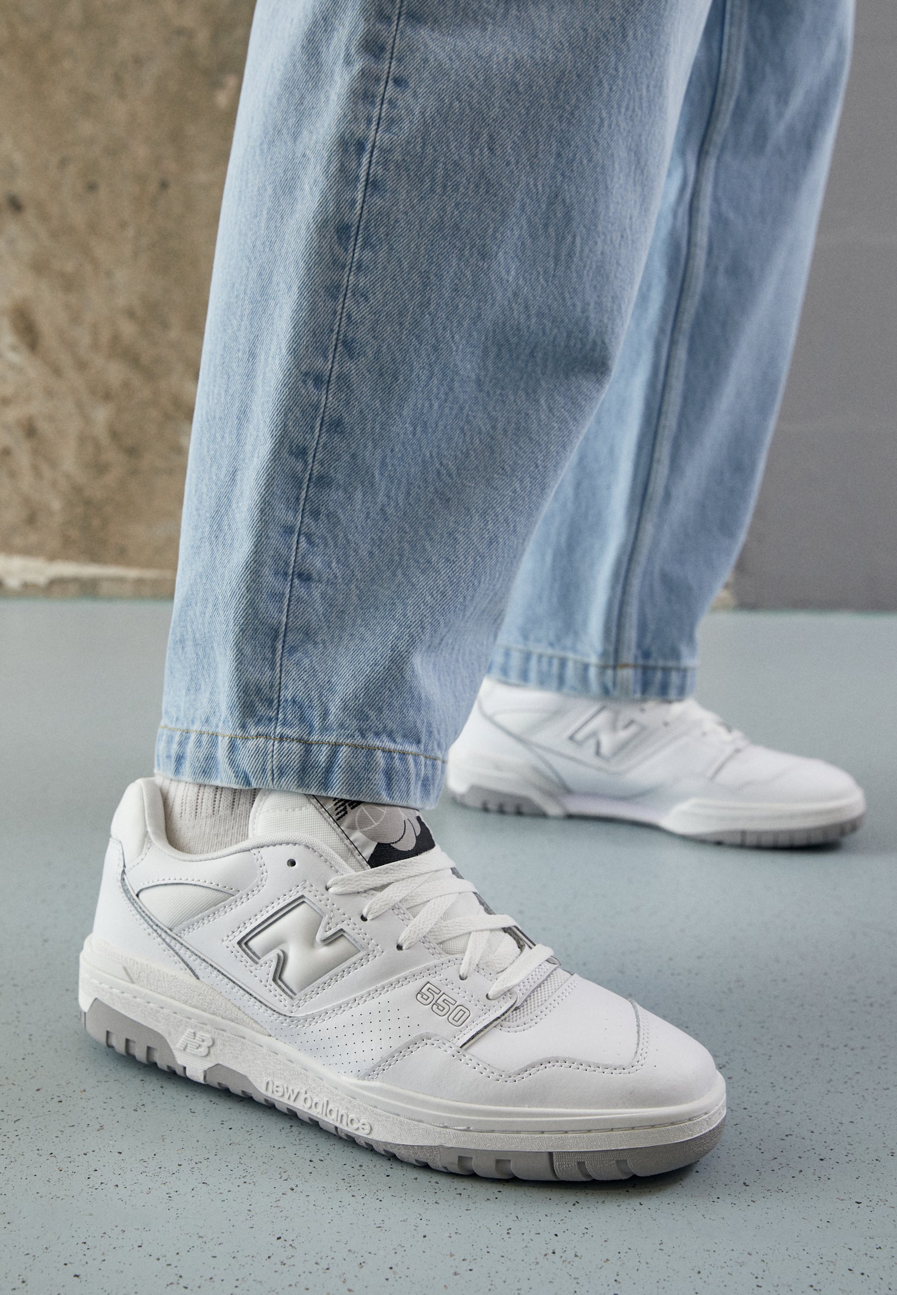 NB BB550 UNISEX - Trainers - white
