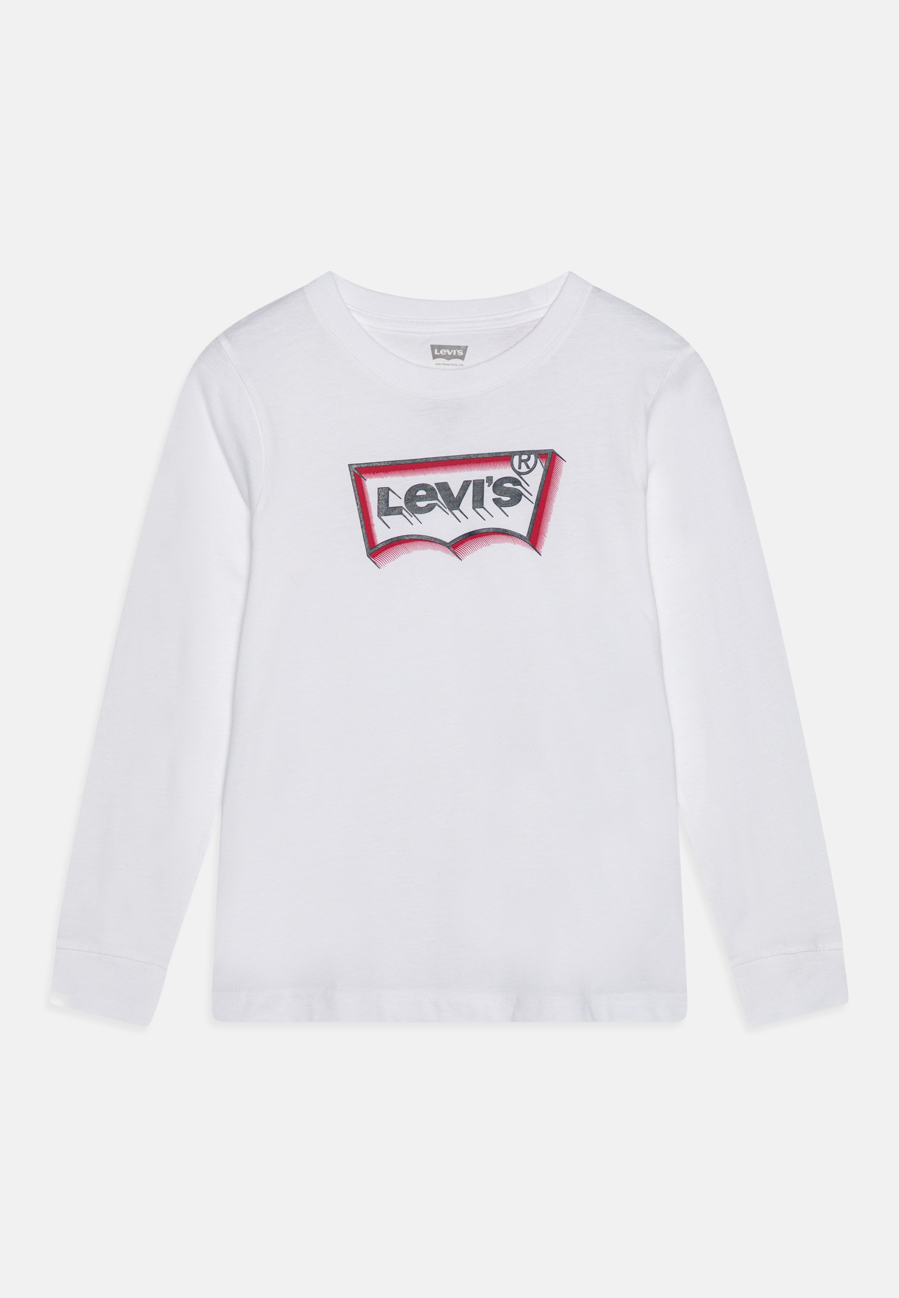 Levi's® GLOW EFFECT BATWING - Long sleeved top - bright white/white