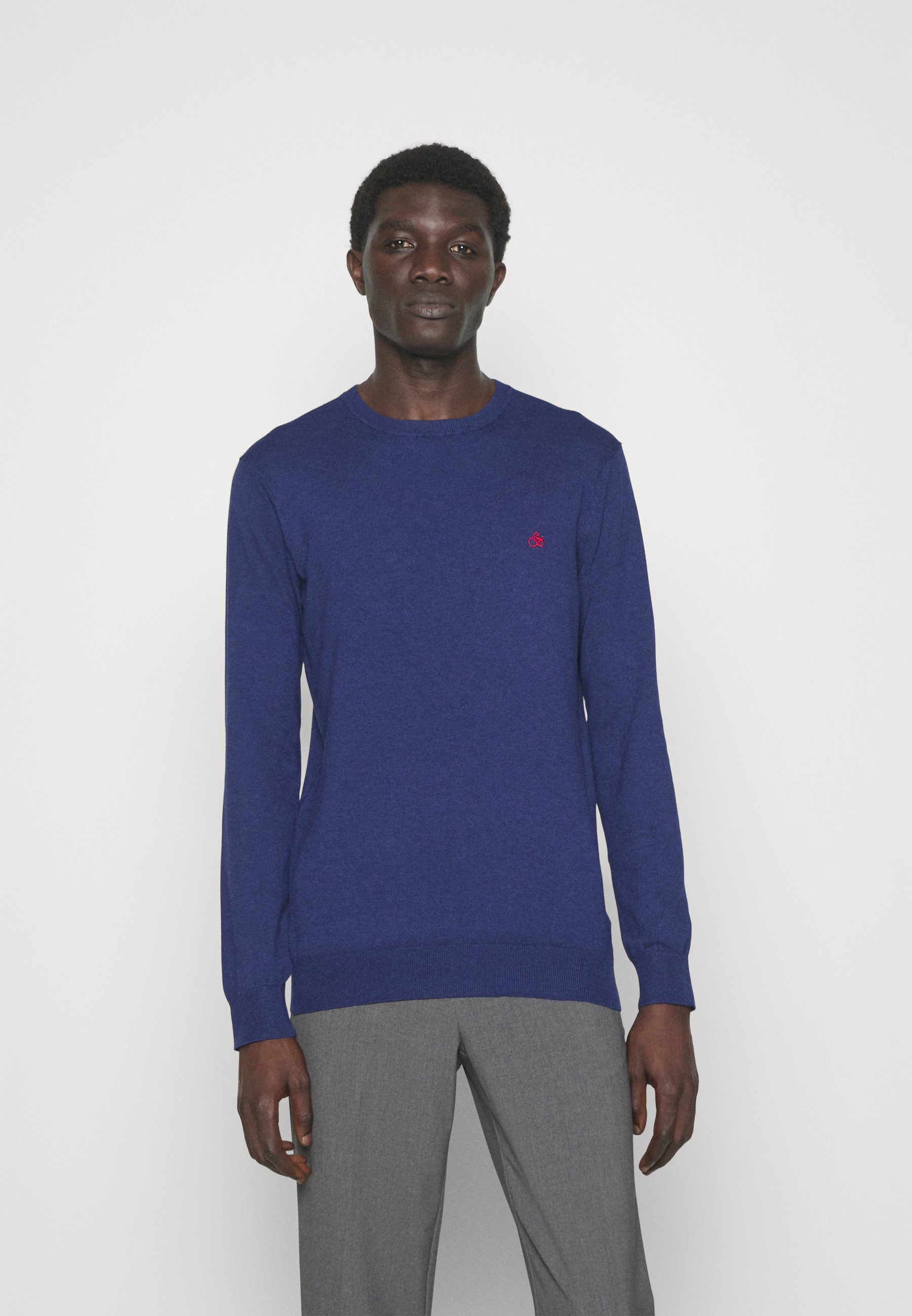 Scotch & Soda ESSENTIALS CREW NECK - Jumper - dusk/dark blue