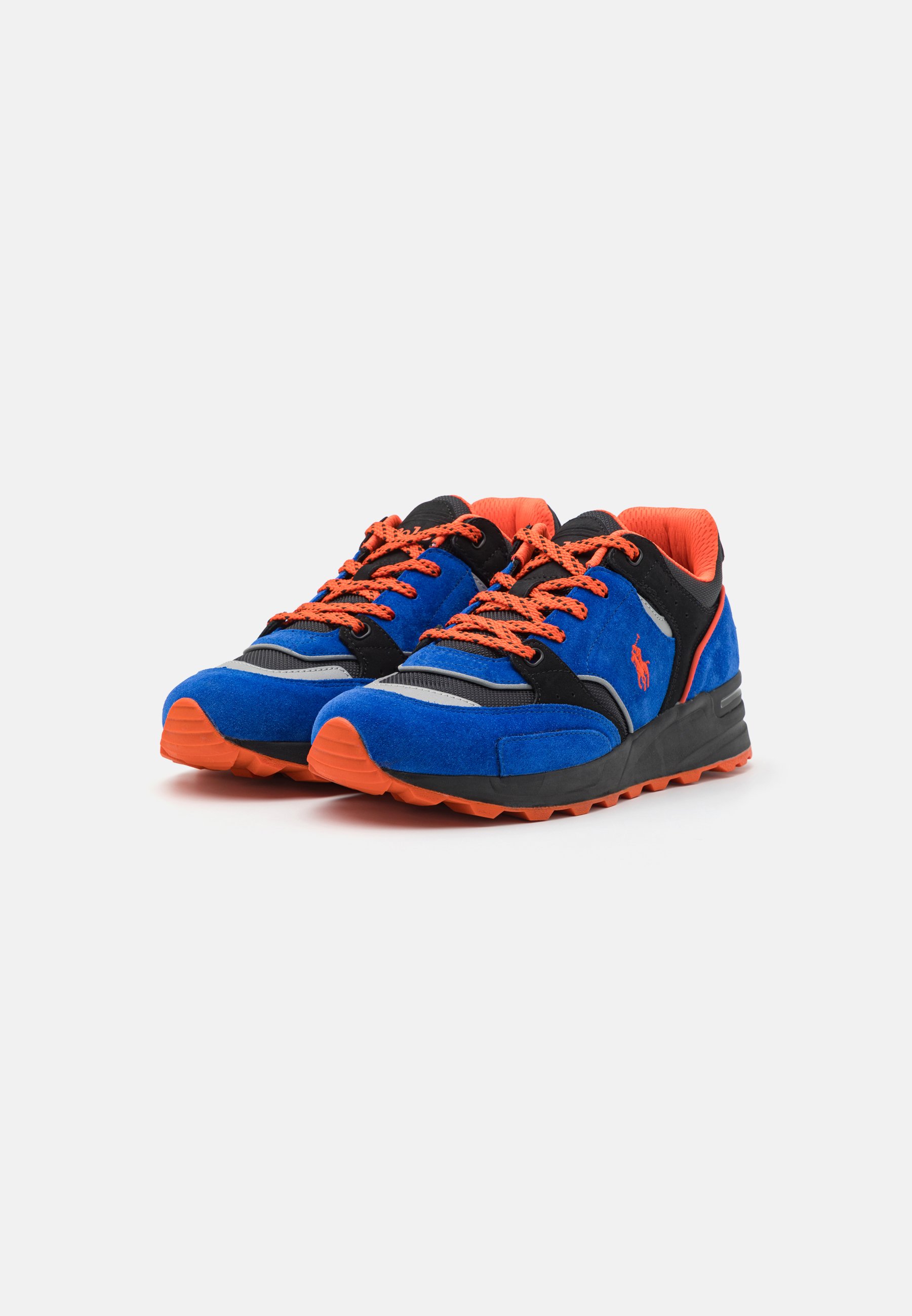 Polo Ralph Lauren UNISEX - Trainers - black/royal/orange/black