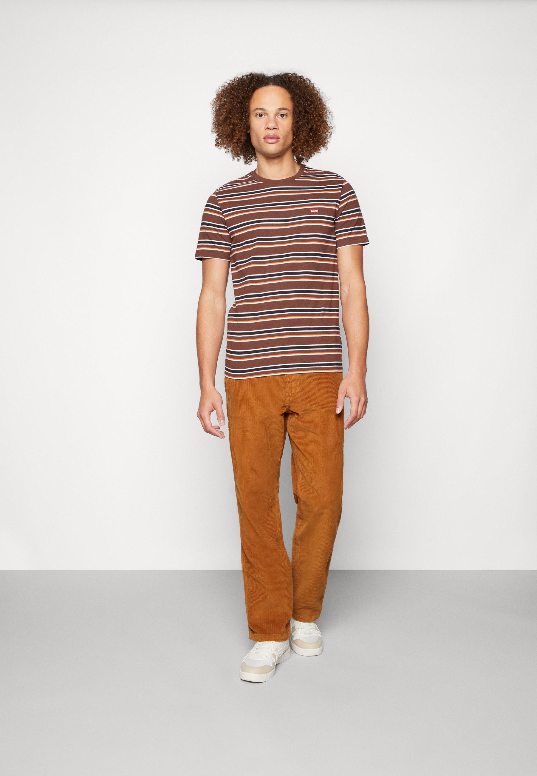 Levi's® 568 STAY LOOSE CARPENTER CORDUROY - Trousers - monks robe/beige