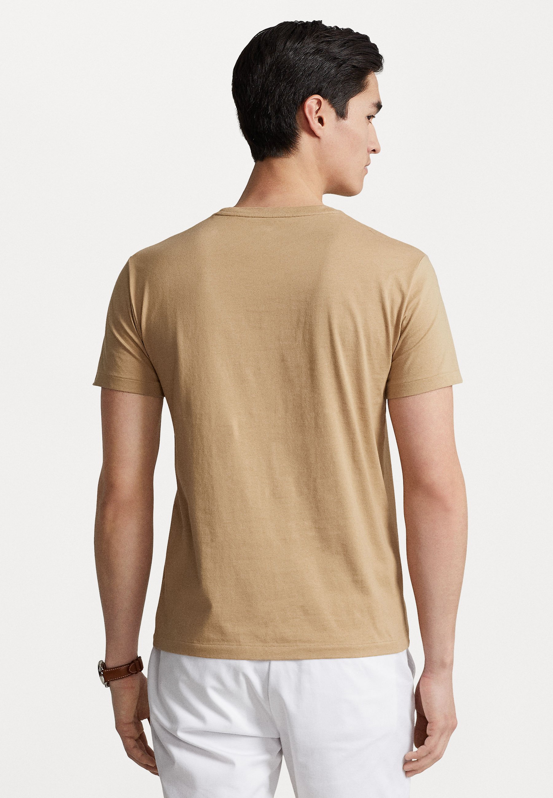 Polo Ralph Lauren SHORT SLEEVE - Basic T-shirt - luxury tan/tan