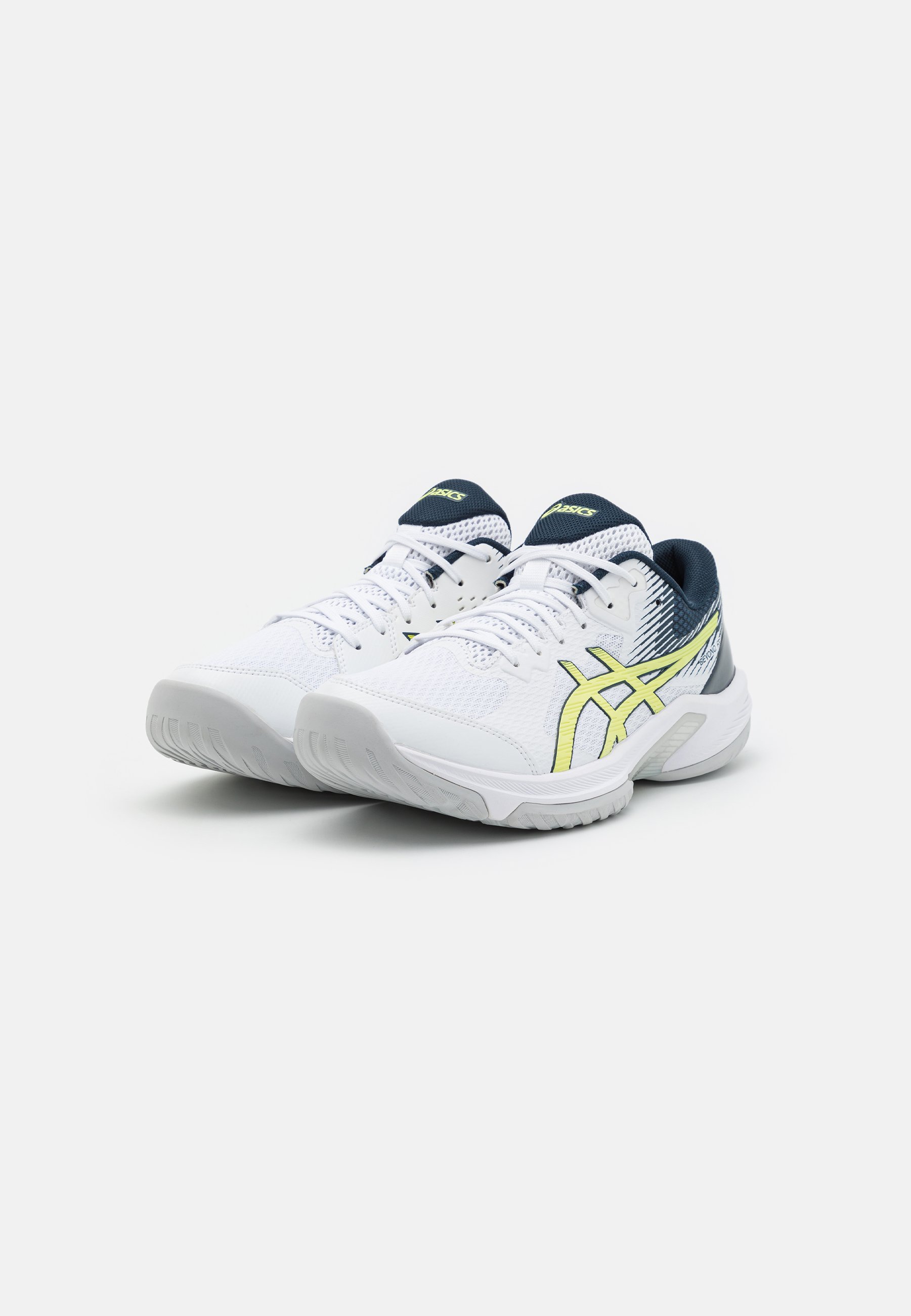 ASICS GEL-BEYOND 7 - Handball shoes - white/glow yellow/white