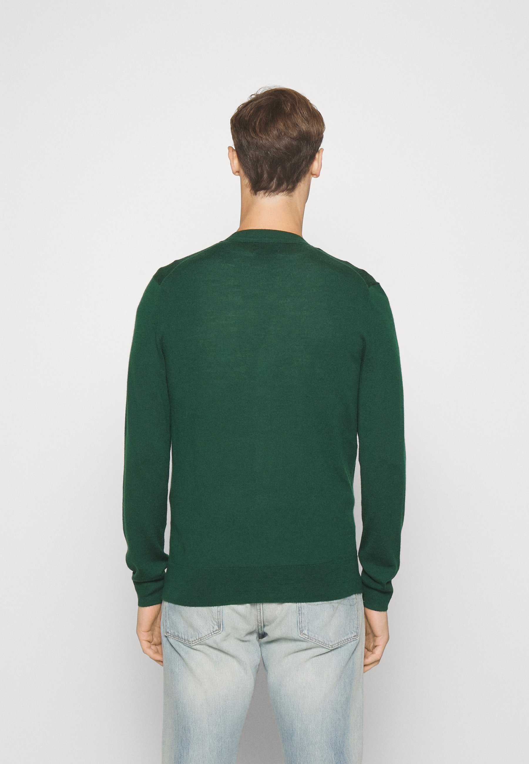 Polo Ralph Lauren LONG SLEEVE CARDIGAN - Cardigan - hunt club green/green