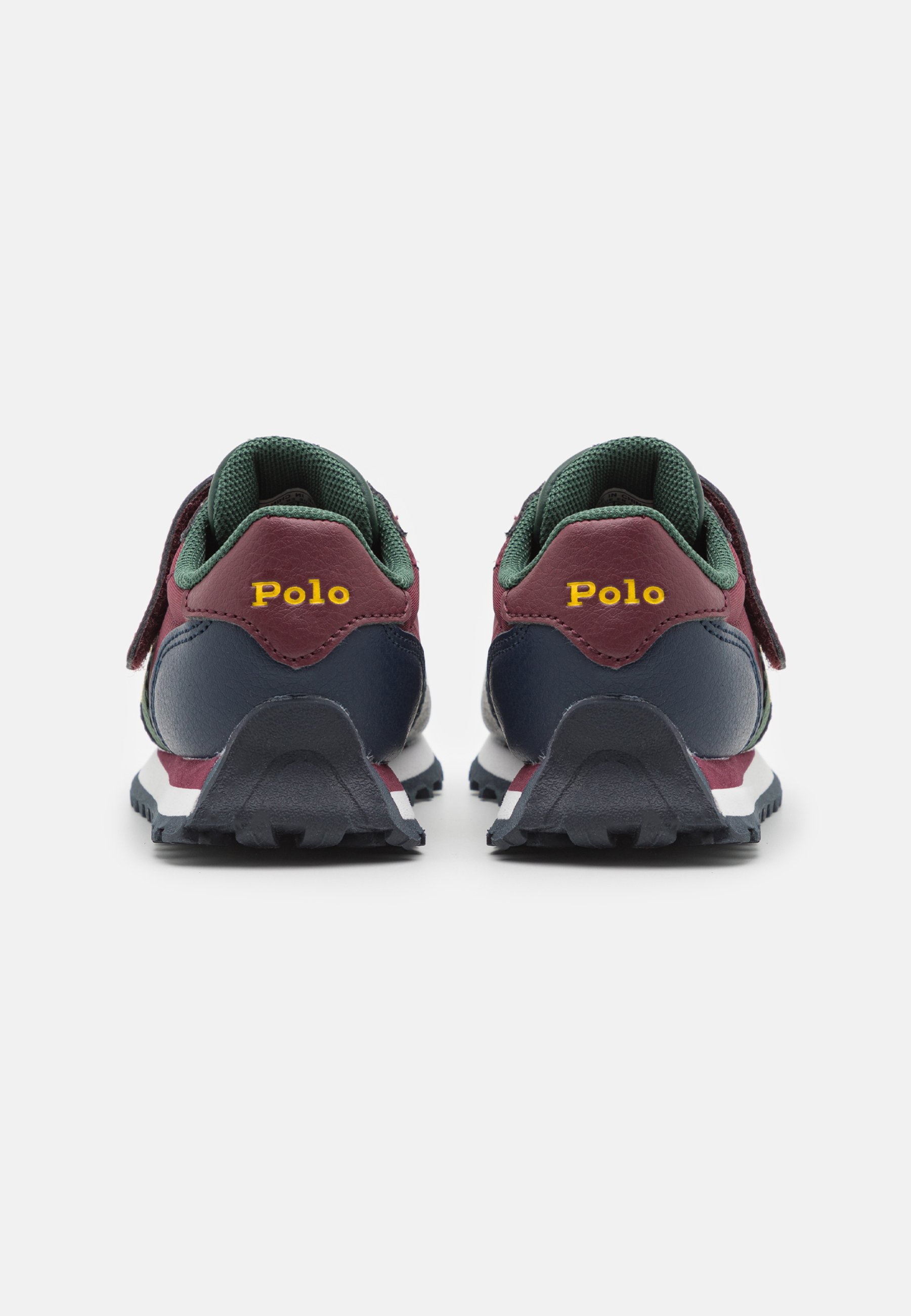 Polo Ralph Lauren TRAIN UNISEX - Trainers - wine/navy/yellow/sand