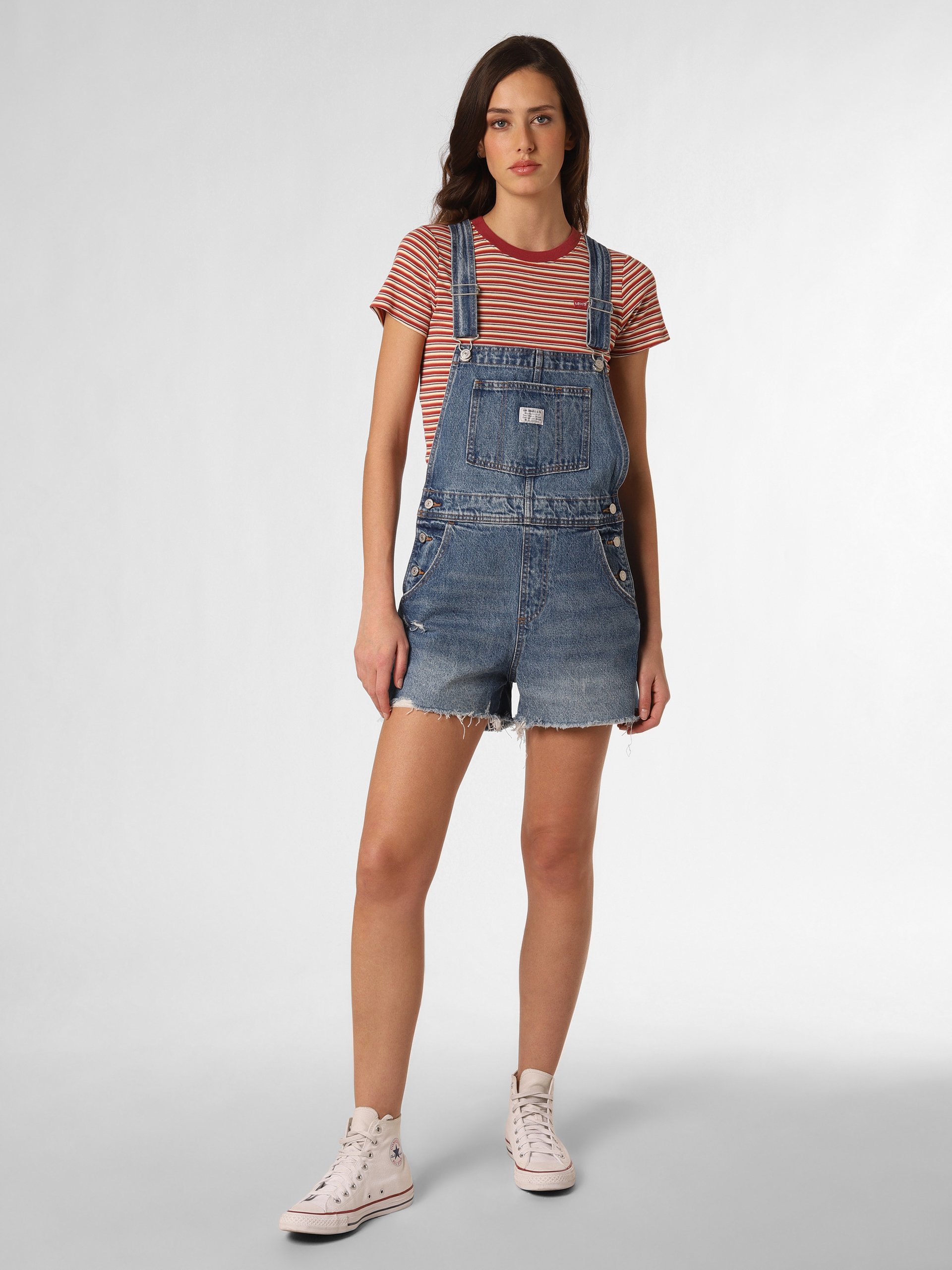 Levi's® VINTAGE SHORTALL - Dungarees - meadow games/stone blue denim