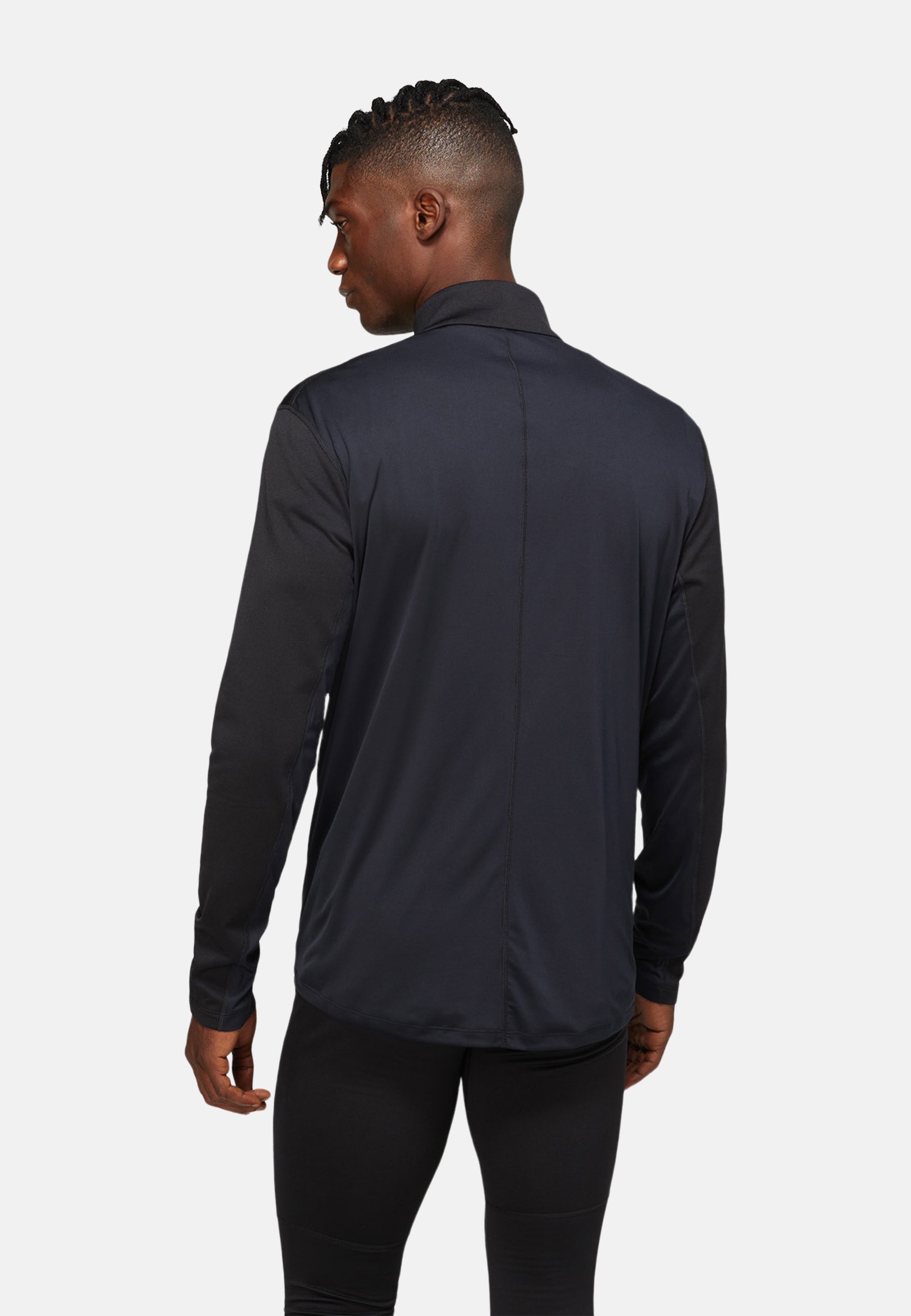 ASICS CORE LS 1/2 ZIP WINTER TOP - Sports T-shirt - performance black/black