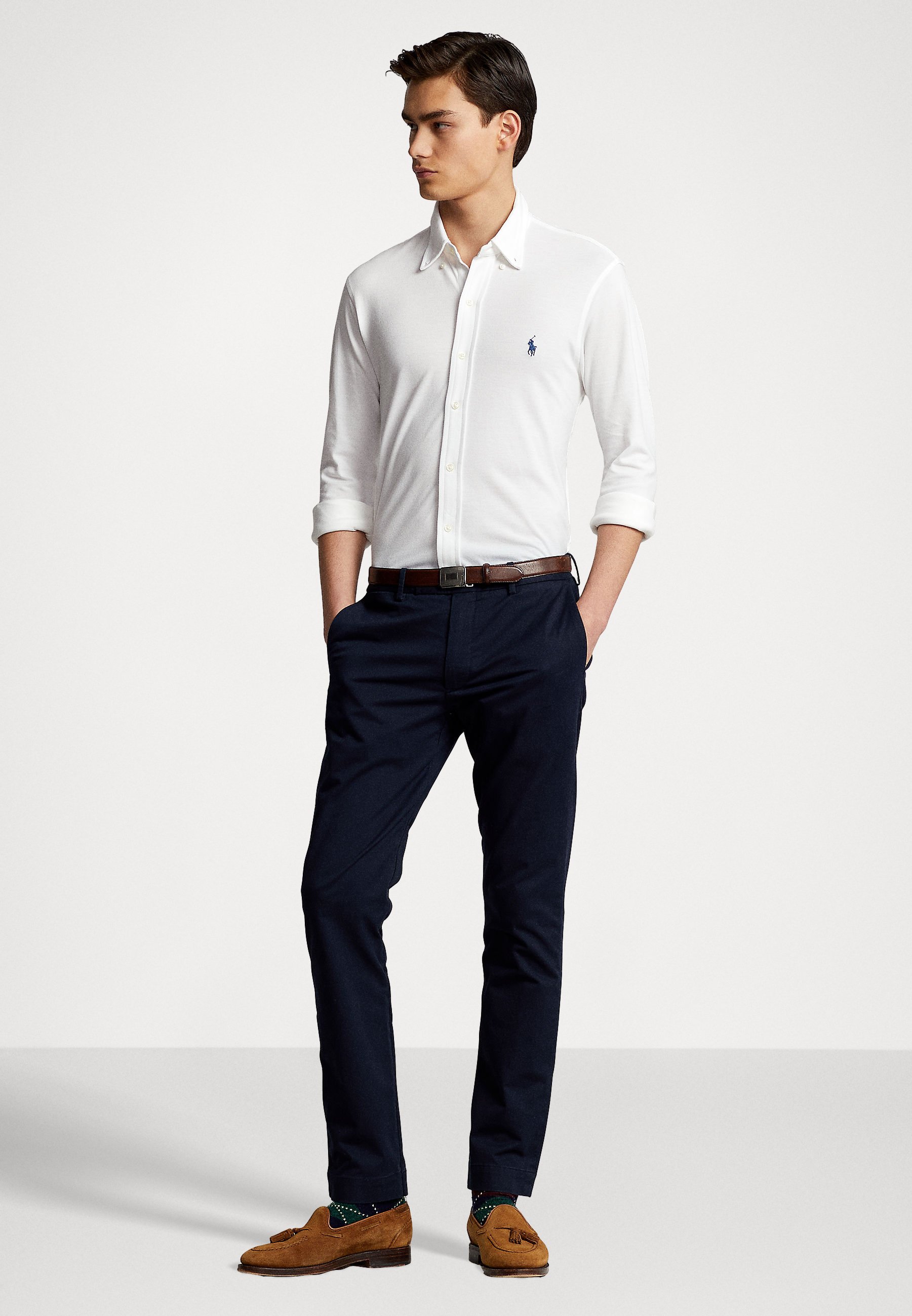 Polo Ralph Lauren LONG SLEEVE - Shirt - white