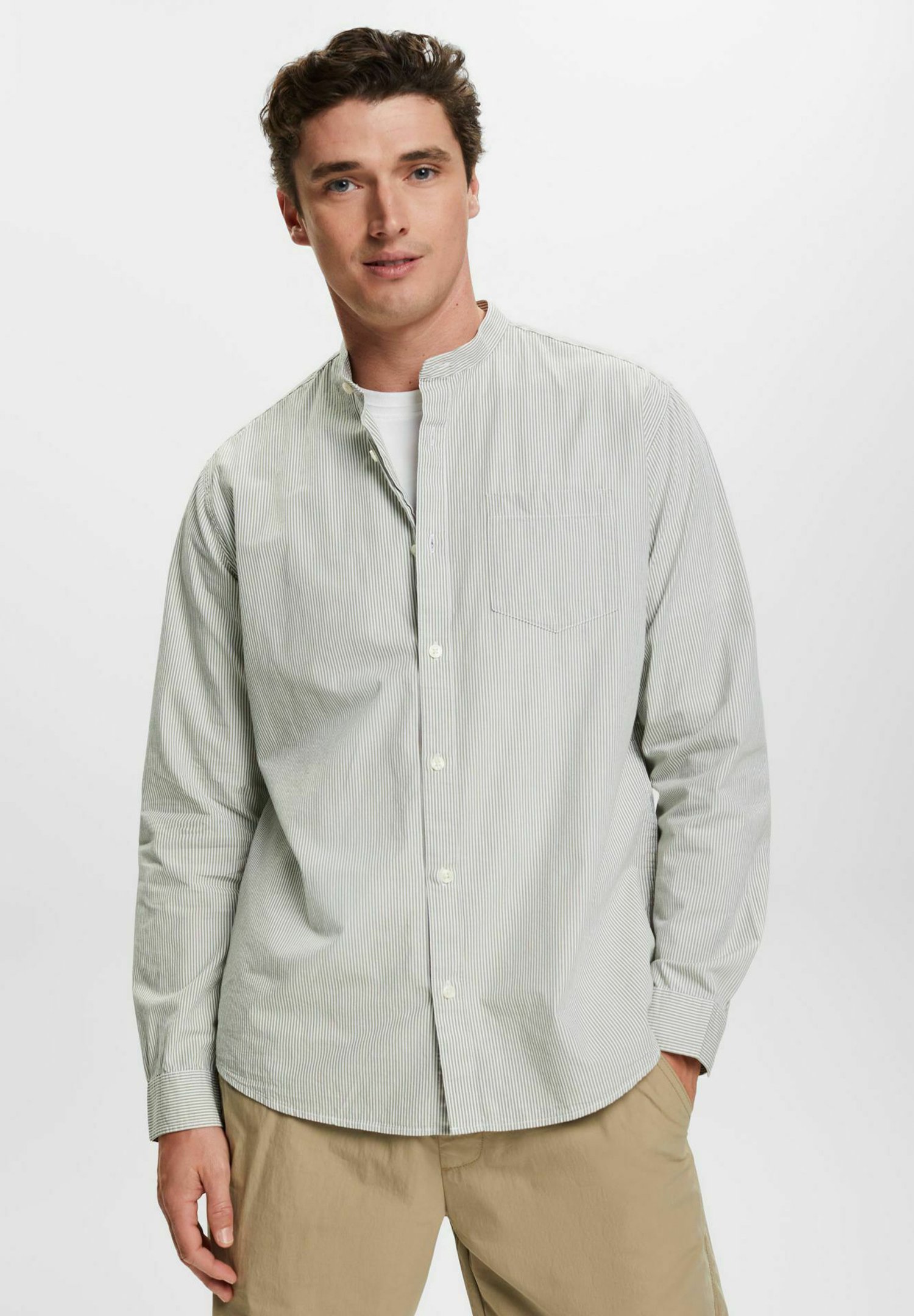 Esprit Shirt - light khaki/mottled light green