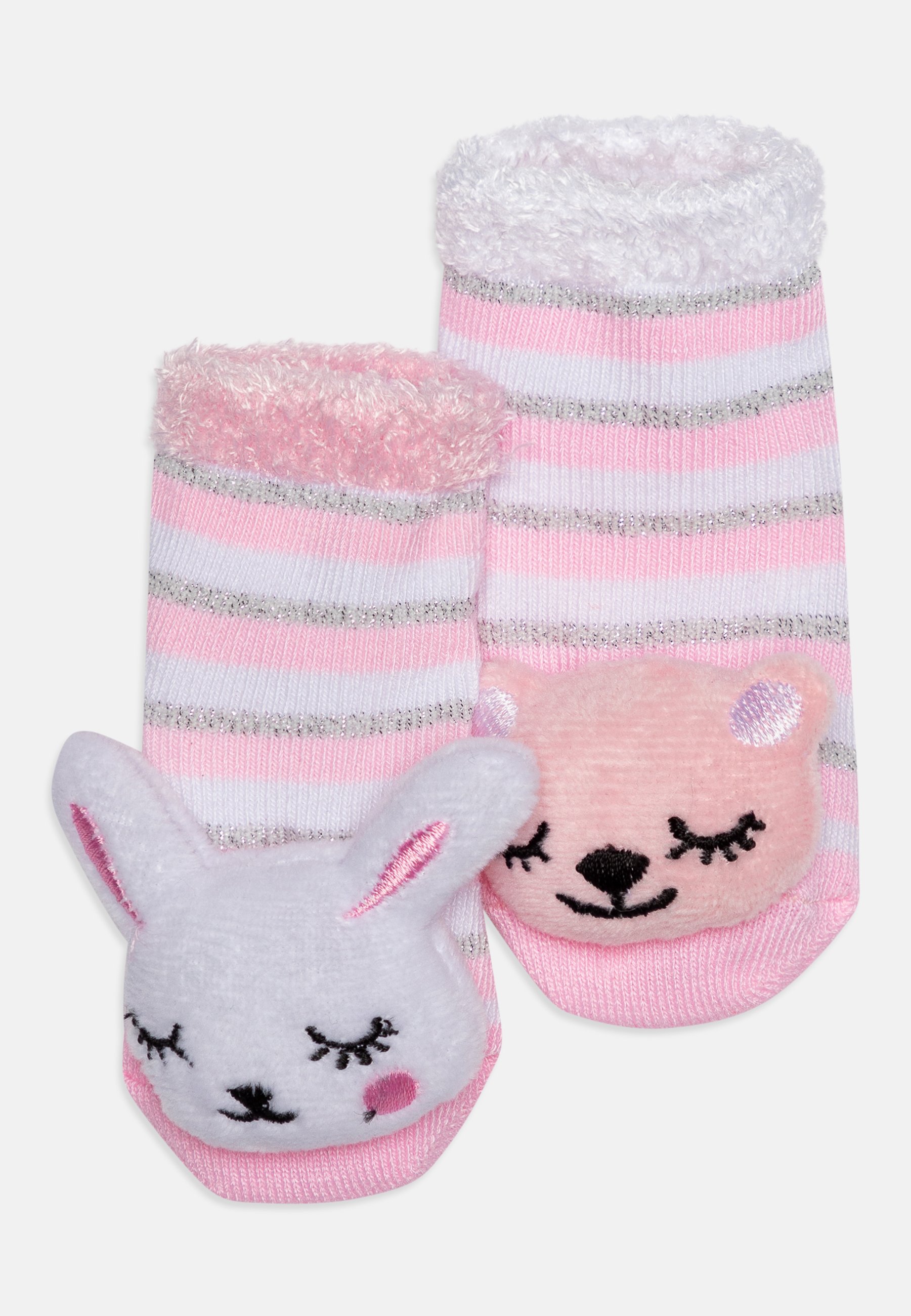 Skechers INFANT CASUAL CUTE ANIMAL BOX UNISEX 2 PACK - Socks - rosé/pink
