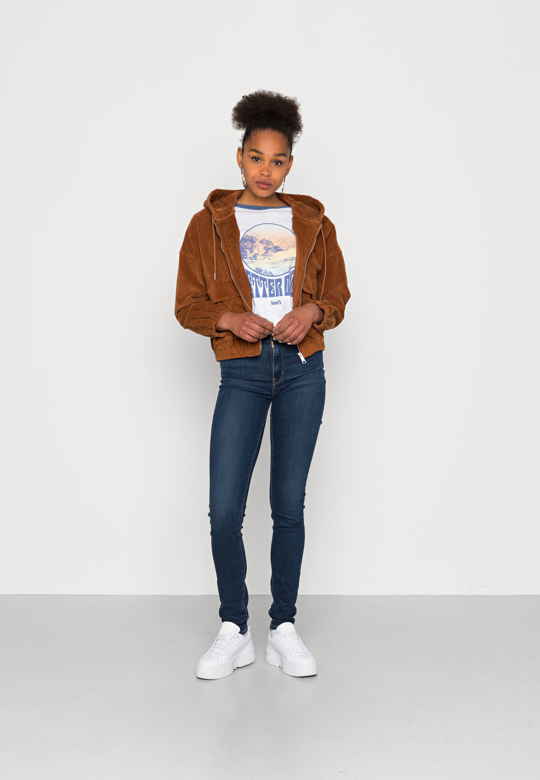 Levi's® 721™ HIGH RISE SKINNY - Jeans Skinny Fit - z0741 dark indigo/dark-blue denim