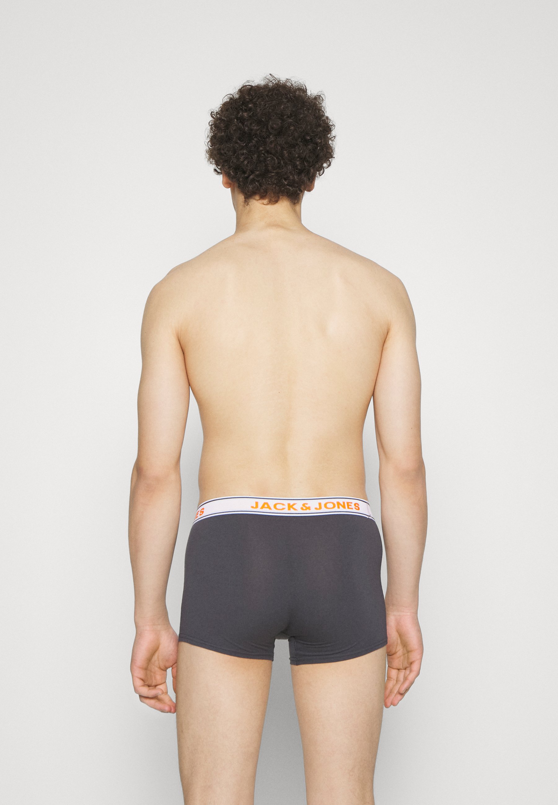 Jack &Jones JACSUPER TRUNKS 7 PACK - Pants - asphalt/red clay/light grey melange/black