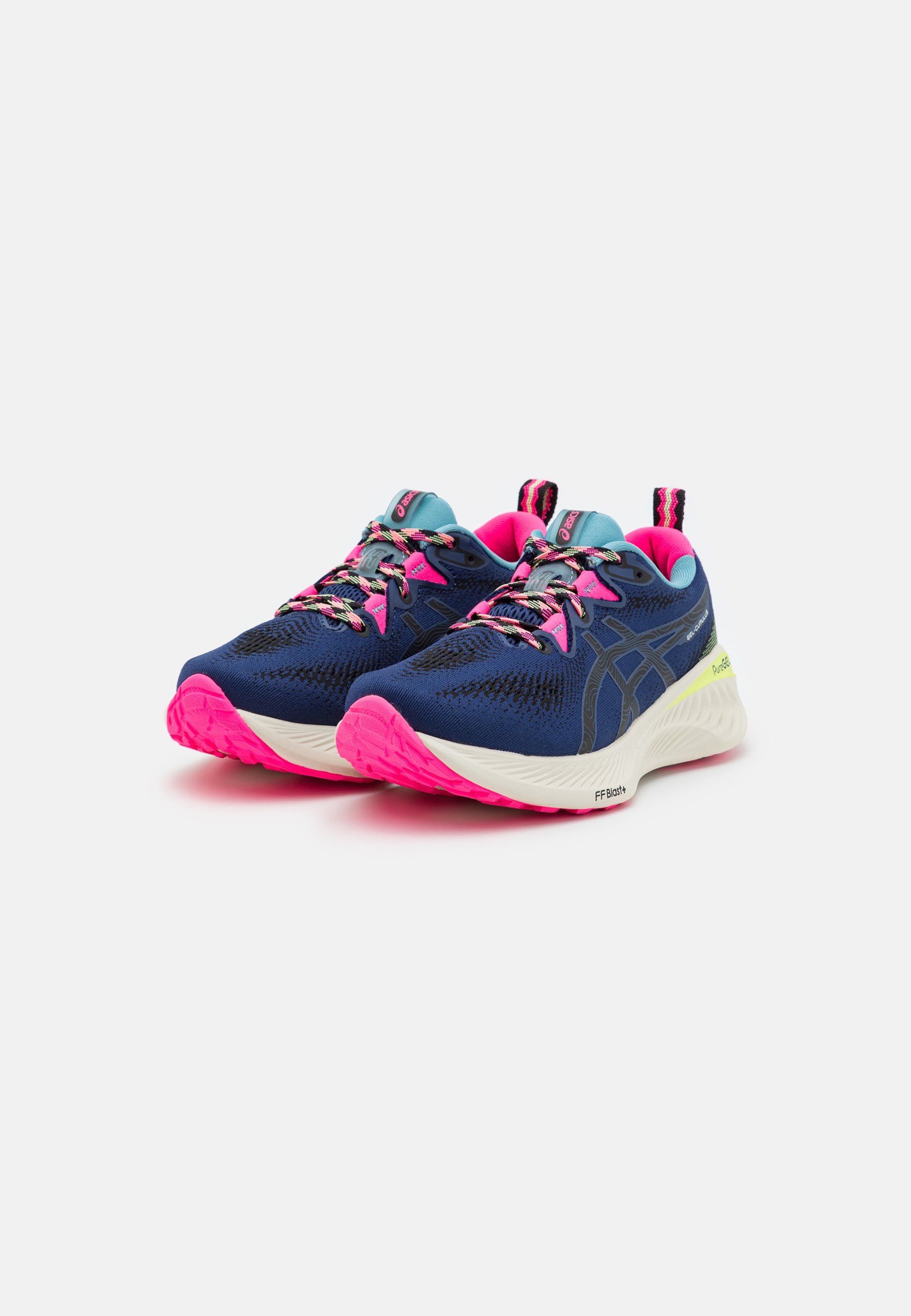 ASICS GEL-CUMULUS 25 TR - Neutral running shoes - nature bathing/lime green/dark blue