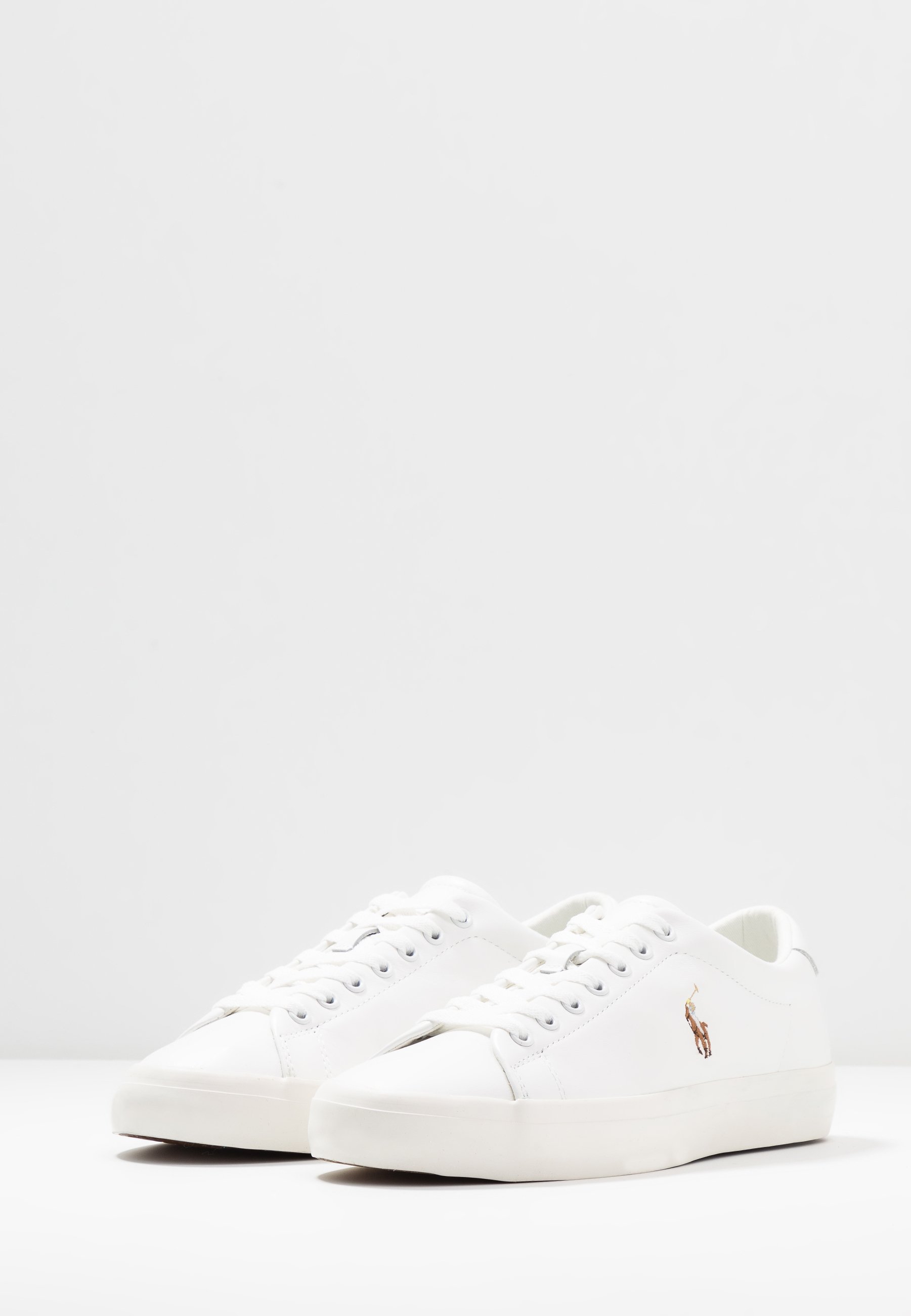 Polo Ralph Lauren LONGWOOD LEATHER SNEAKER - Trainers - white