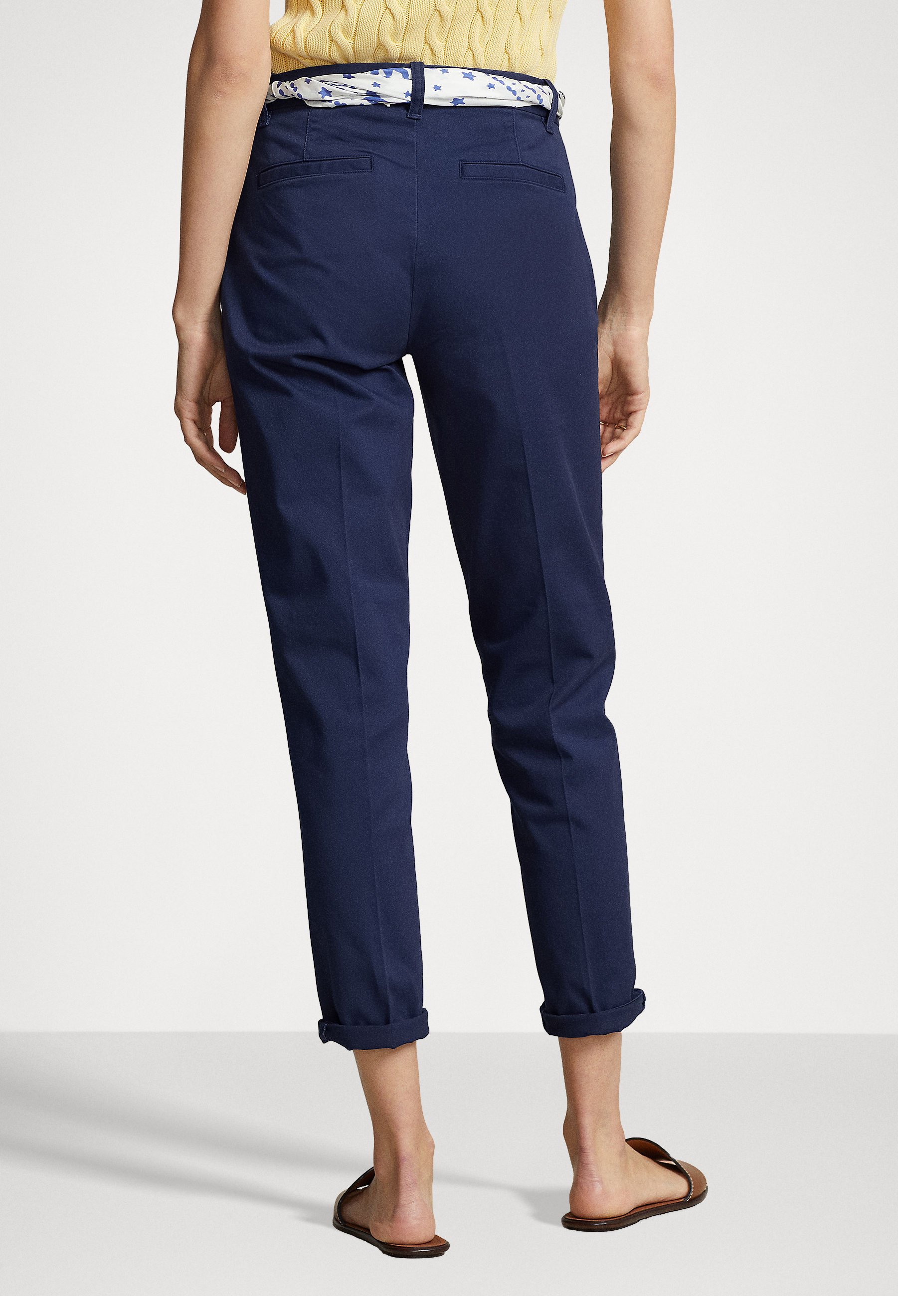 Polo Ralph Lauren ANKLE FLAT FRONT - Chinos - newport navy/dark blue