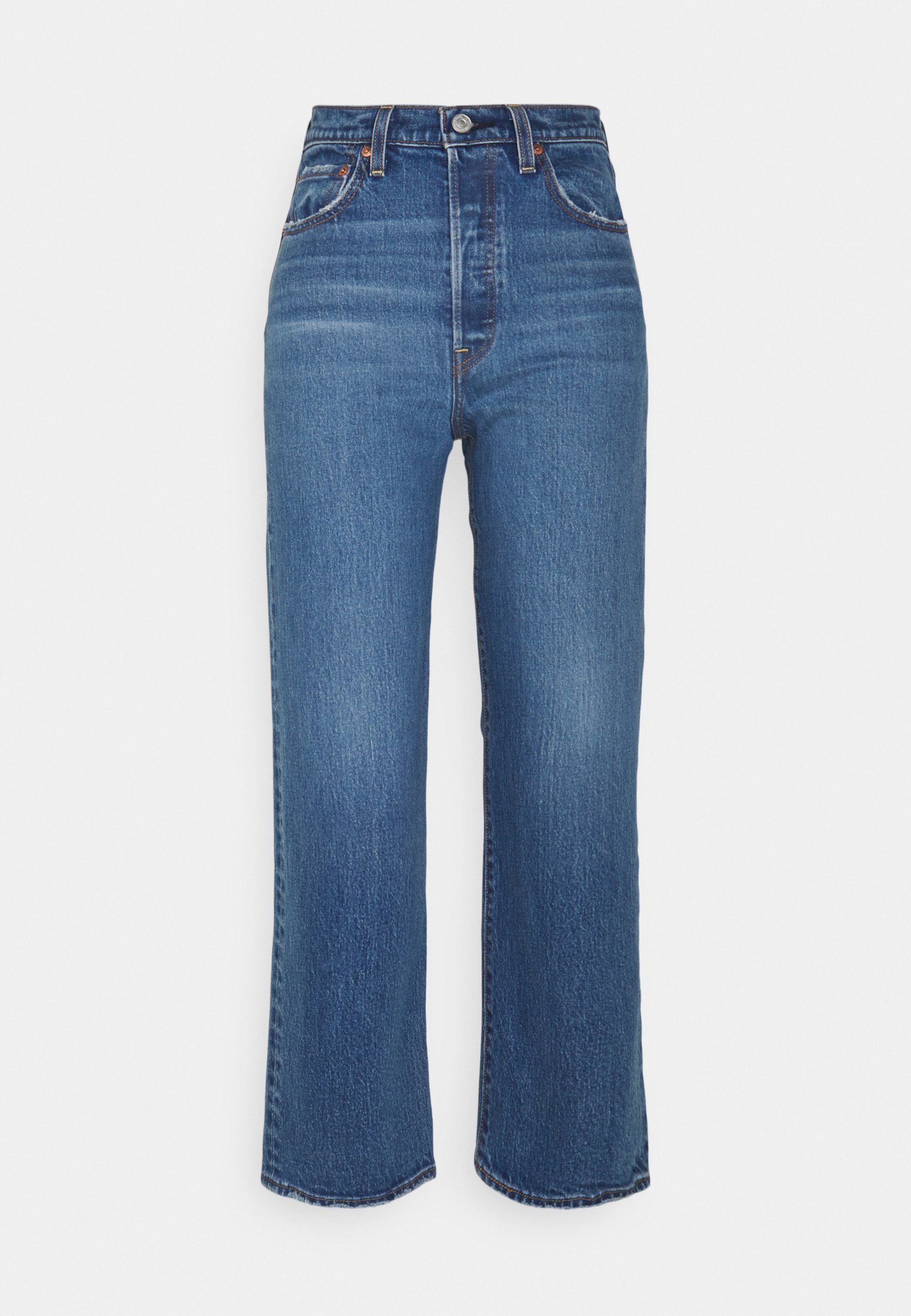 Levi's® RIBCAGE STRAIGHT ANKLE - Straight leg jeans - jive together/blue denim