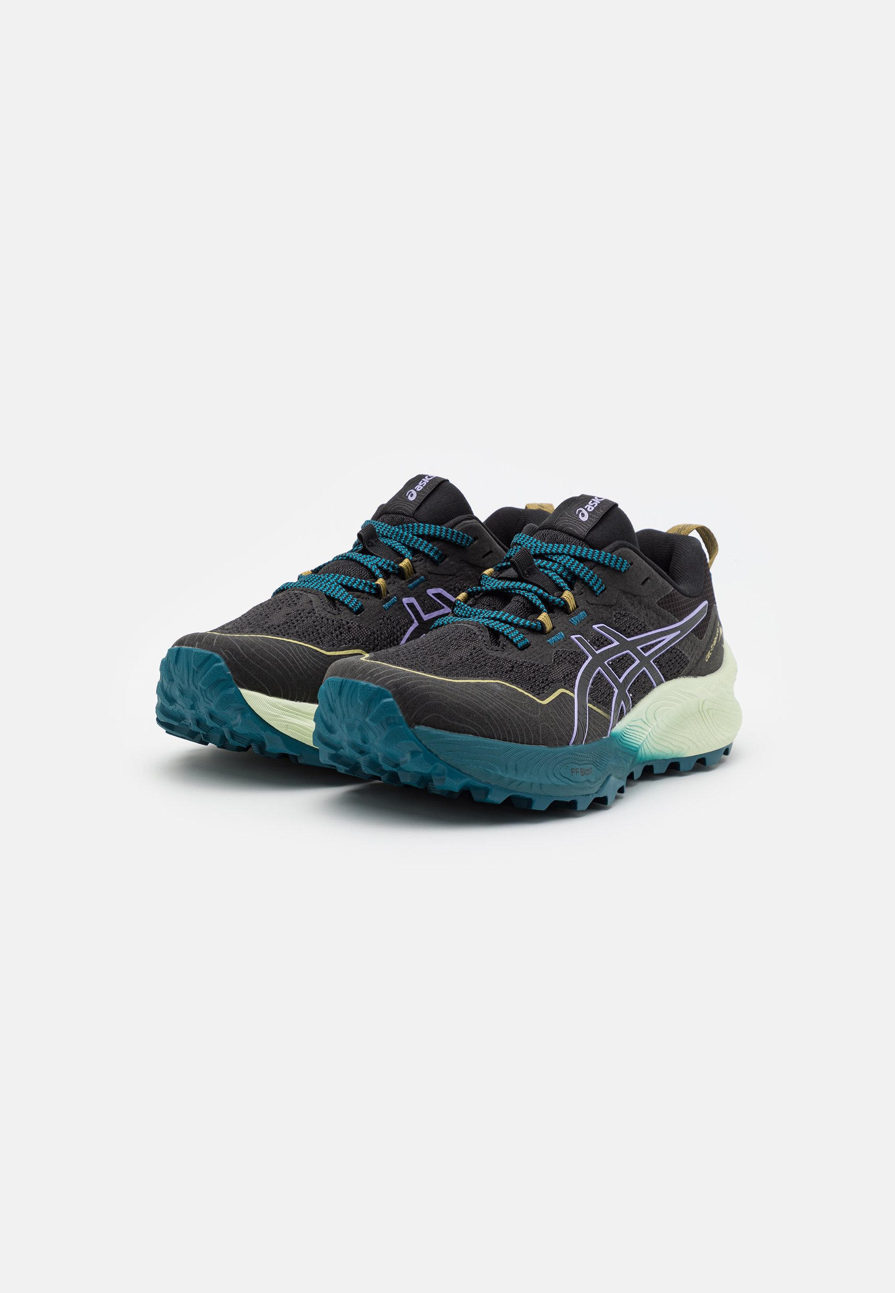 ASICS GEL TRABUCO 11 - Trail running shoes - black/digital violet/black