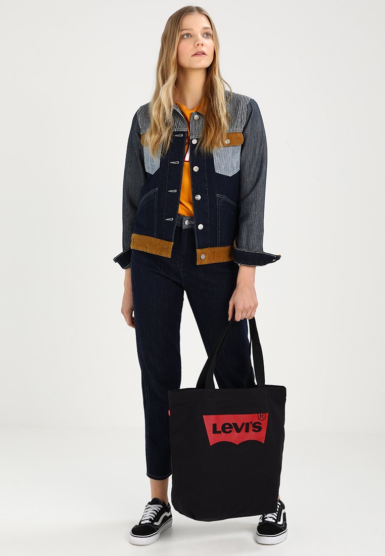 Levi's® BATWING TOTE - Tote bag - regular black/black