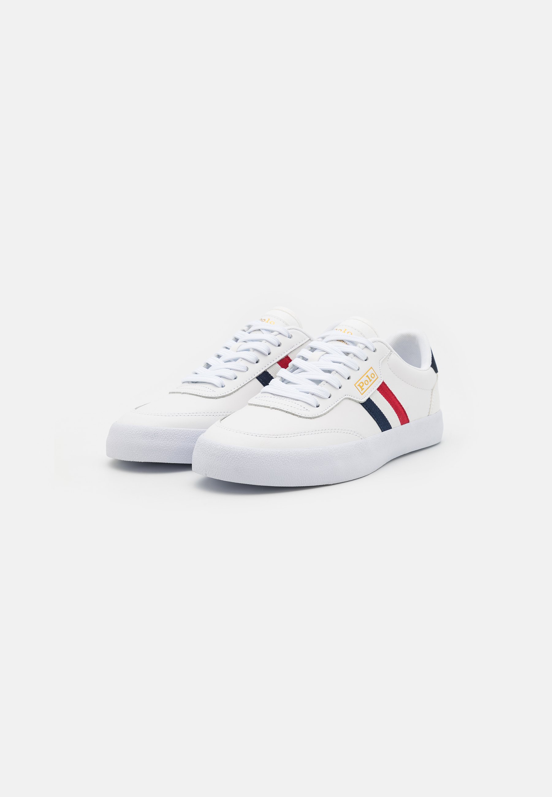 Polo Ralph Lauren COURT UNISEX - Trainers - navy/cream/red/white