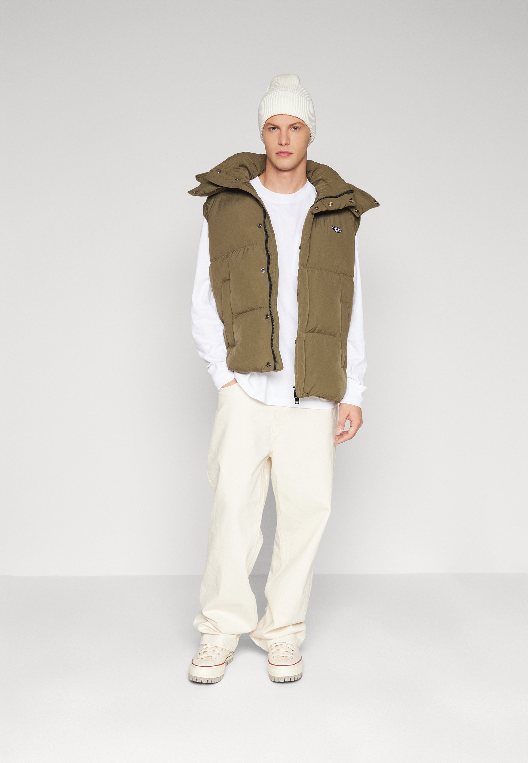 Diesel ROLFYS - Waistcoat - olive