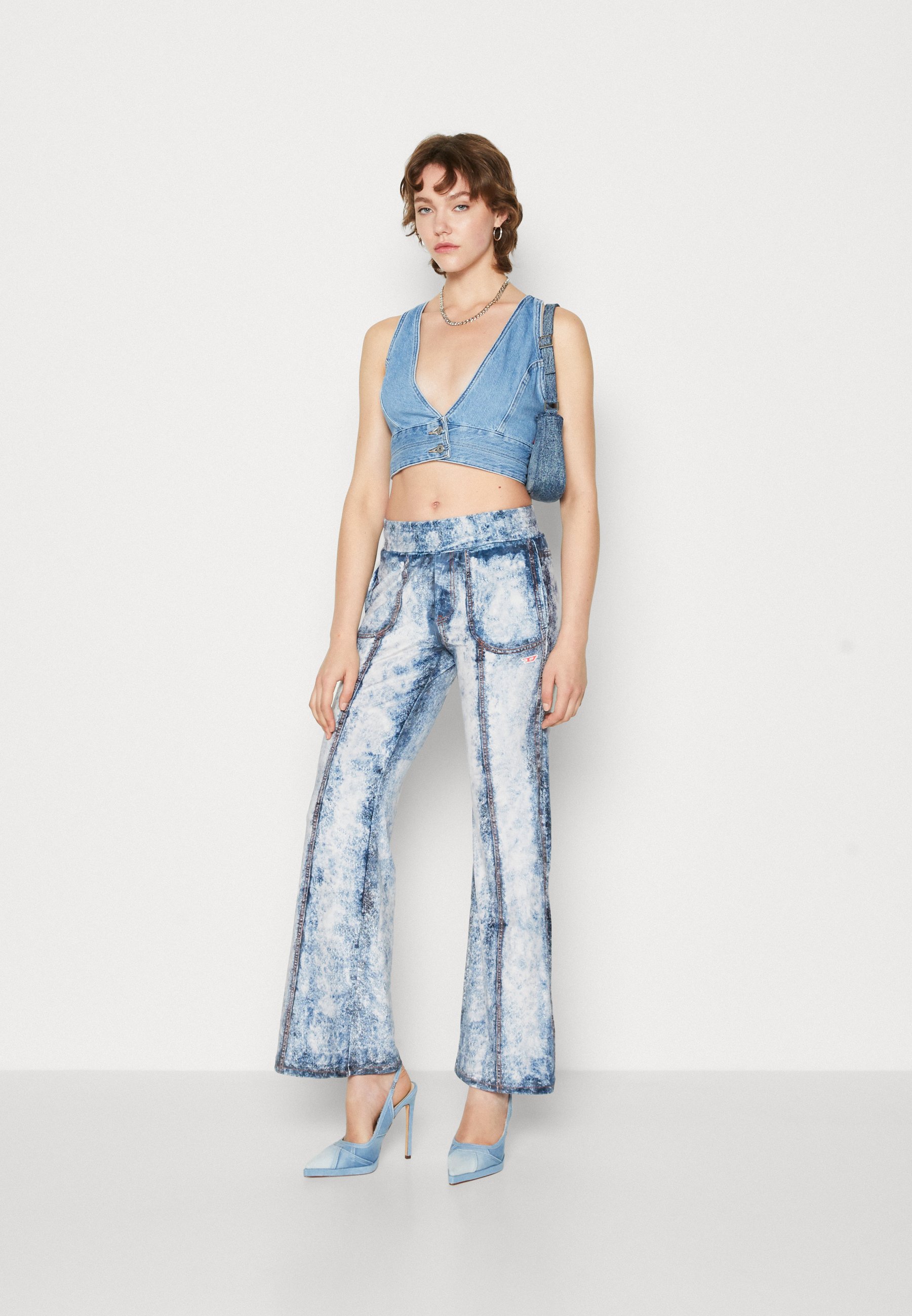 Diesel P-NEY - Trousers - blue